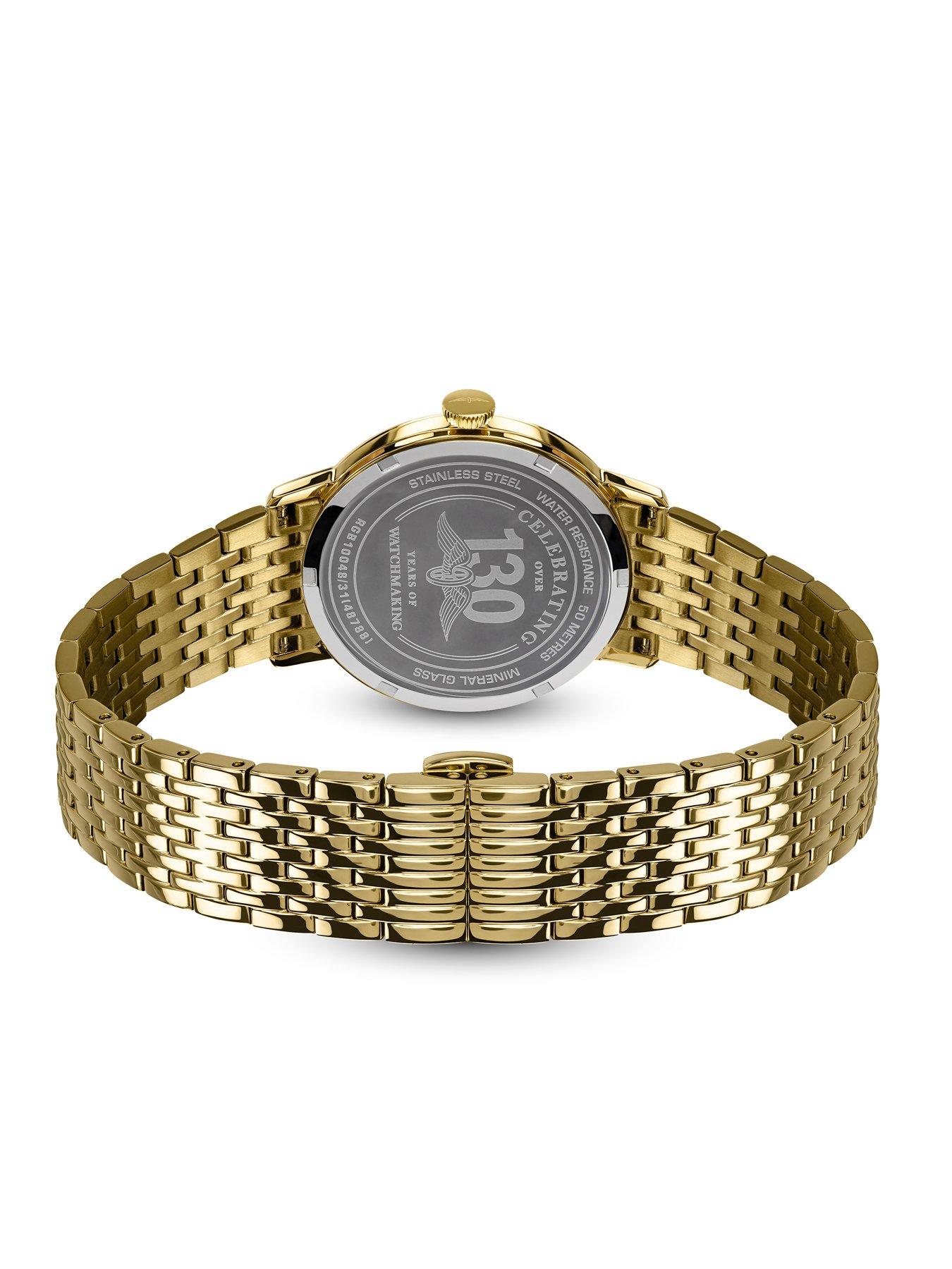 Image 4 of 6 of Rotary Men's GP Bracelet Cream Dial 50m