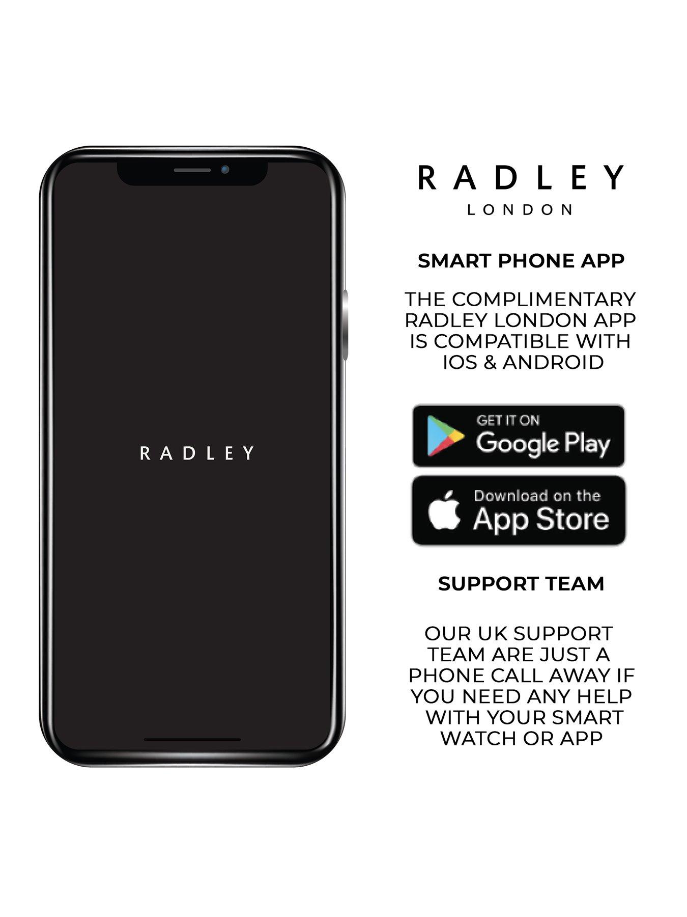  image of radley-series-56-pistachio-leather-silicone-strap-smart-watch