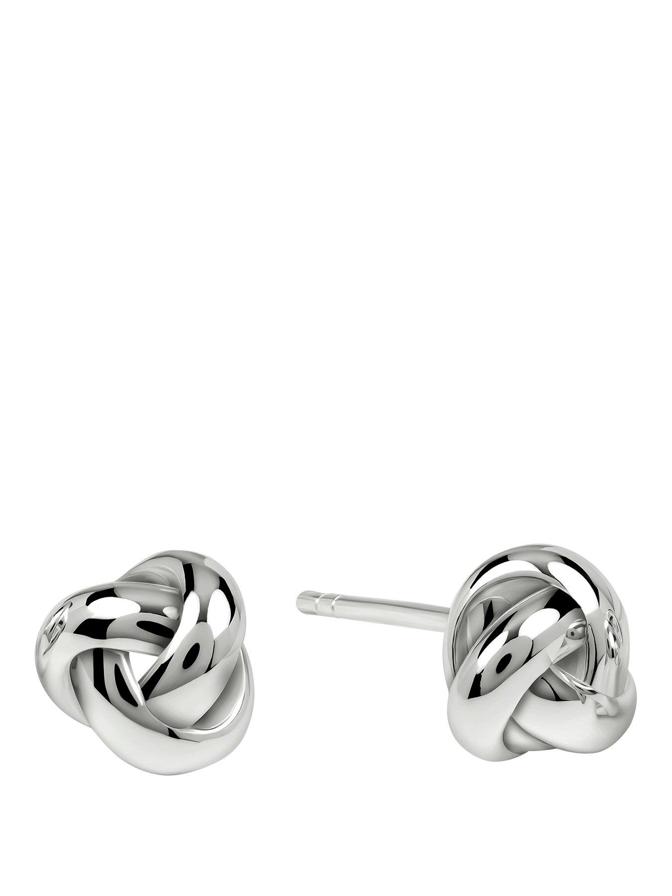 Radley Silver Twist Stud Earrings