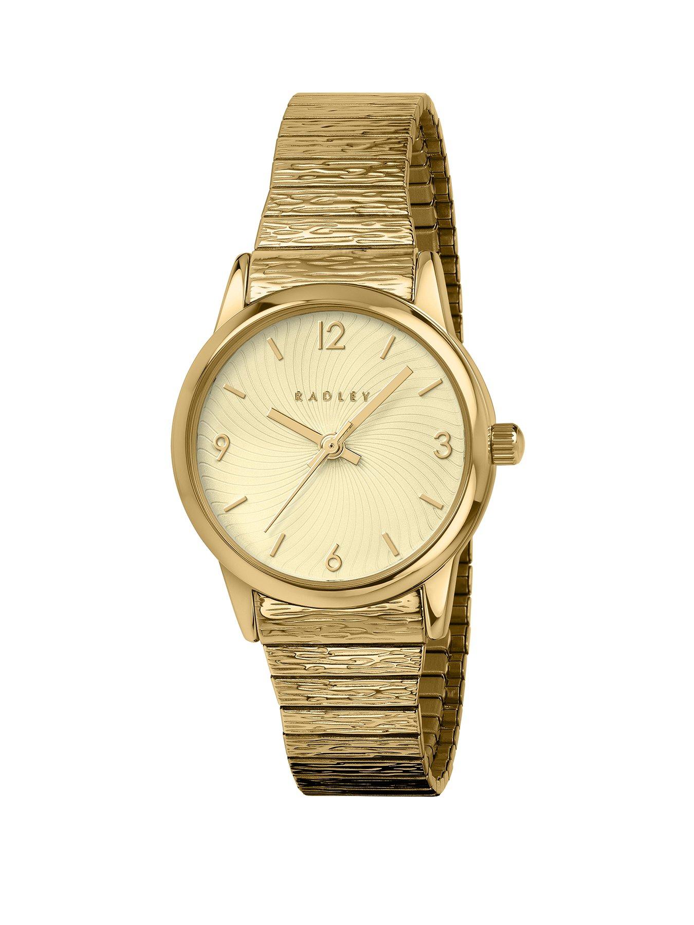 Radley Pale Gold Plated Expander Stainless Steel Bracelet Watch