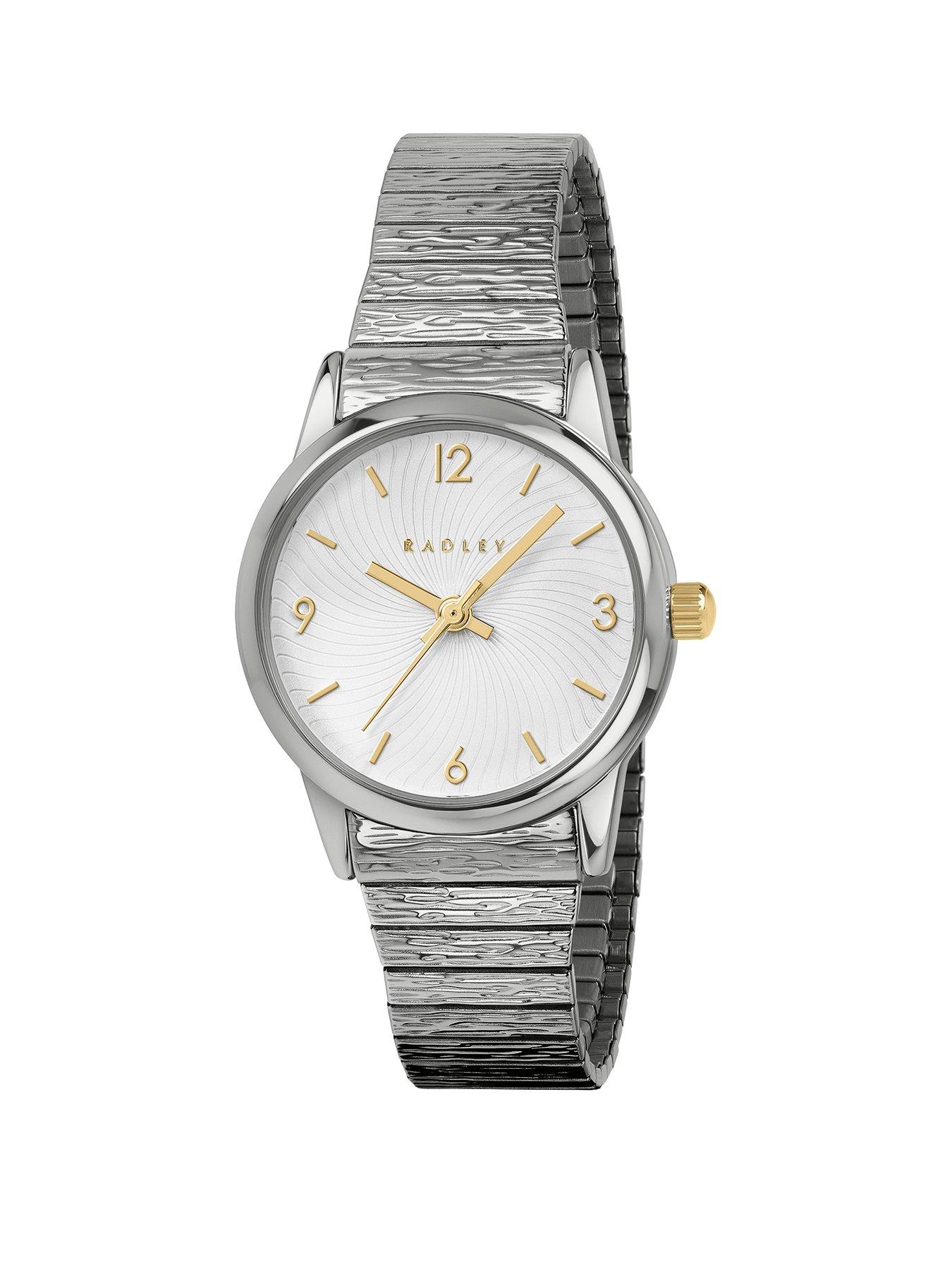 Radley Silver Plated Expander Stainless Steel Bracelet Watch