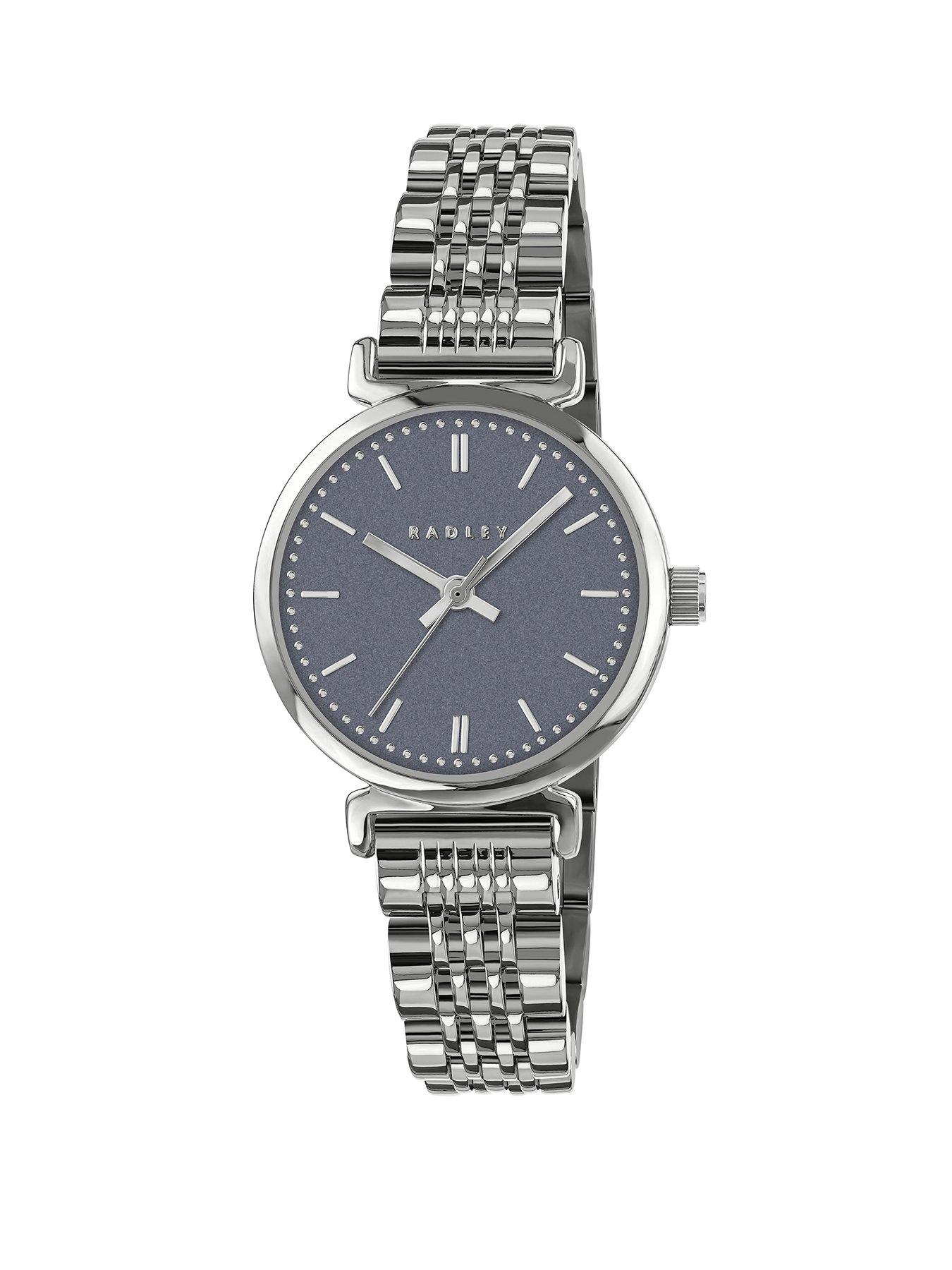 Radley Silver Plated T-bar Case Stainless Steel Bracelet Watch