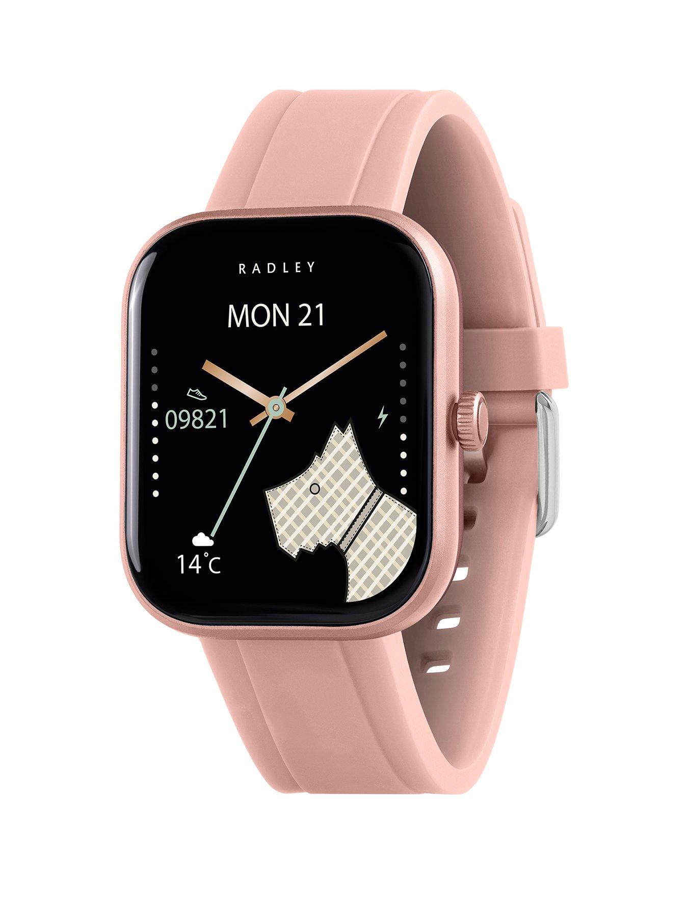Image 1 of 6 of Radley Series 55 Carnation Silicone Strap Smart Watch
