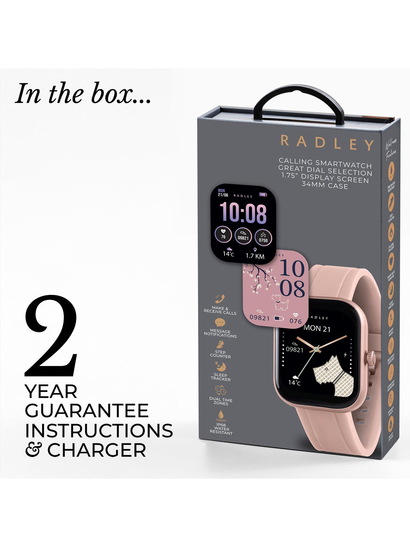 Image 5 of 6 of Radley Series 55 Carnation Silicone Strap Smart Watch
