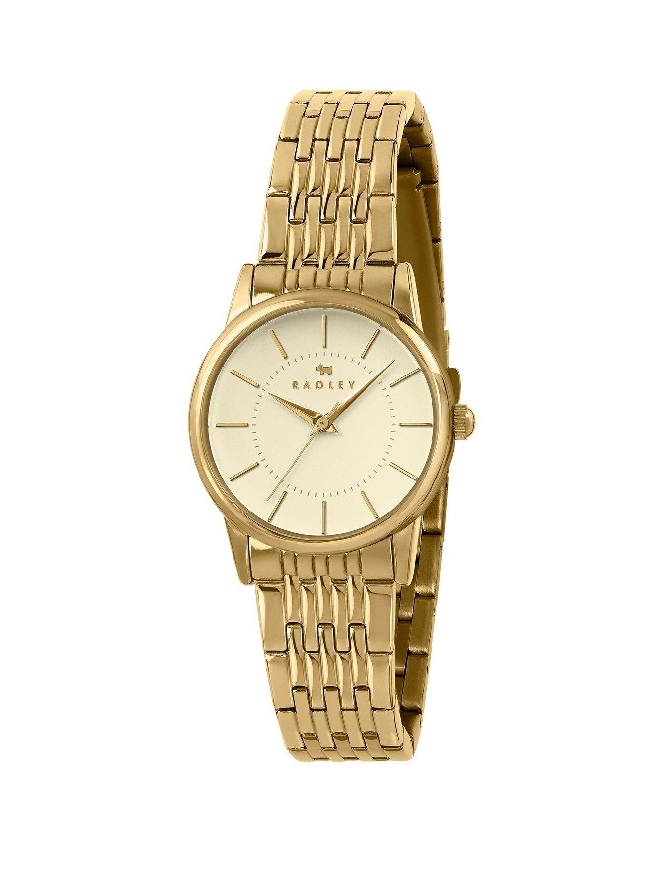 Radley Gold Plated 5 Link Stainless Steel Bracelet Watch