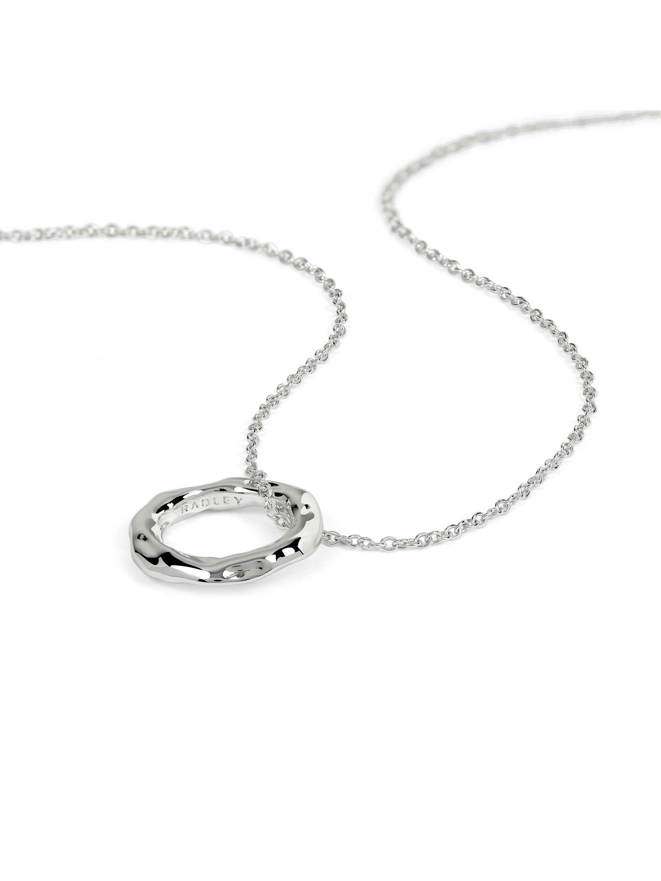 Image 3 of 5 of Radley S Hammer Hoop Necklace