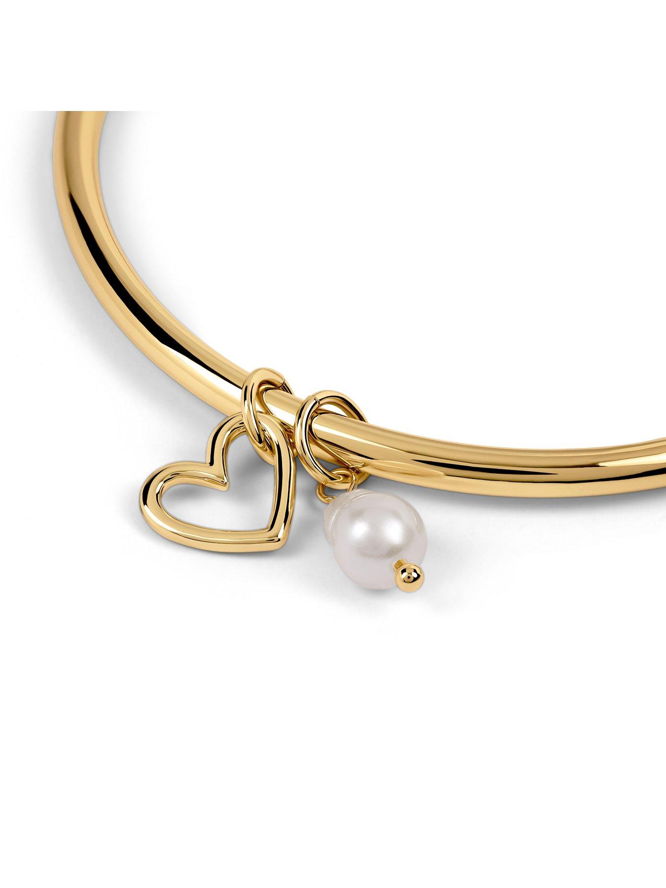 Image 3 of 5 of Radley Gold Bangle with Hanging Charms
