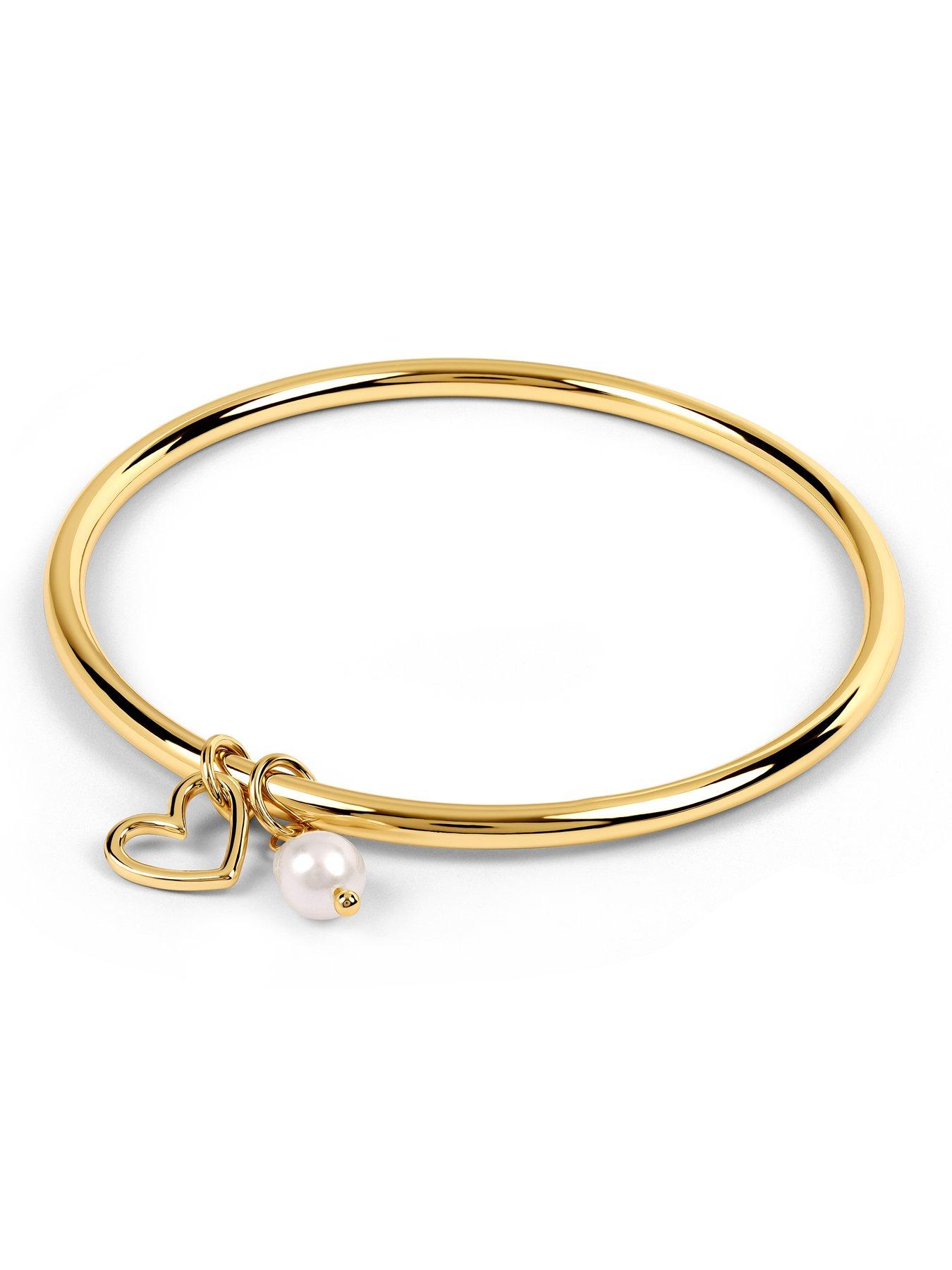 Image 4 of 5 of Radley Gold Bangle with Hanging Charms