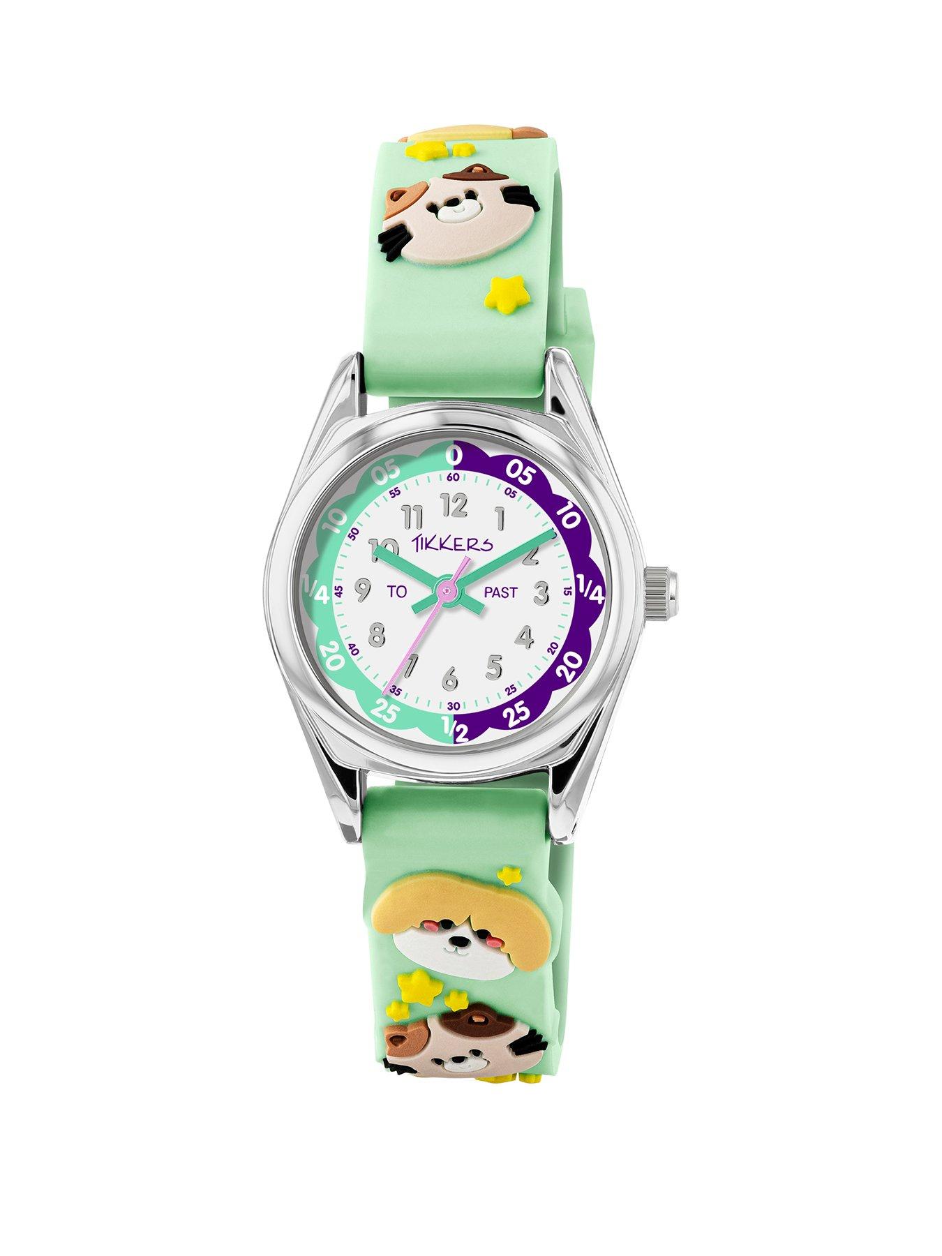 Image 1 of 5 of Tikkers 3D Animal Aqua Silicone Strap Watch
