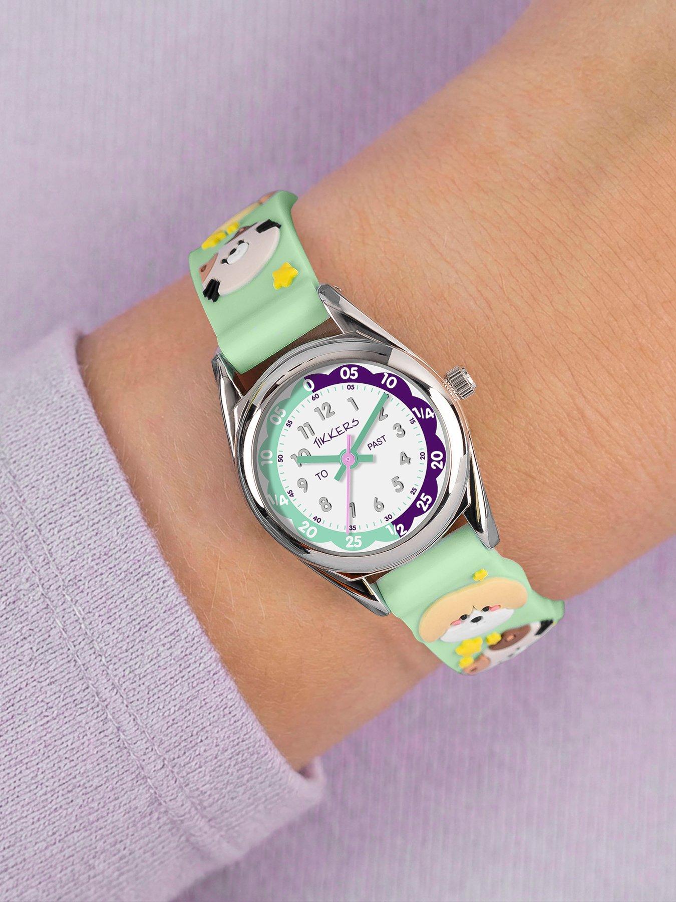 Image 2 of 5 of Tikkers 3D Animal Aqua Silicone Strap Watch