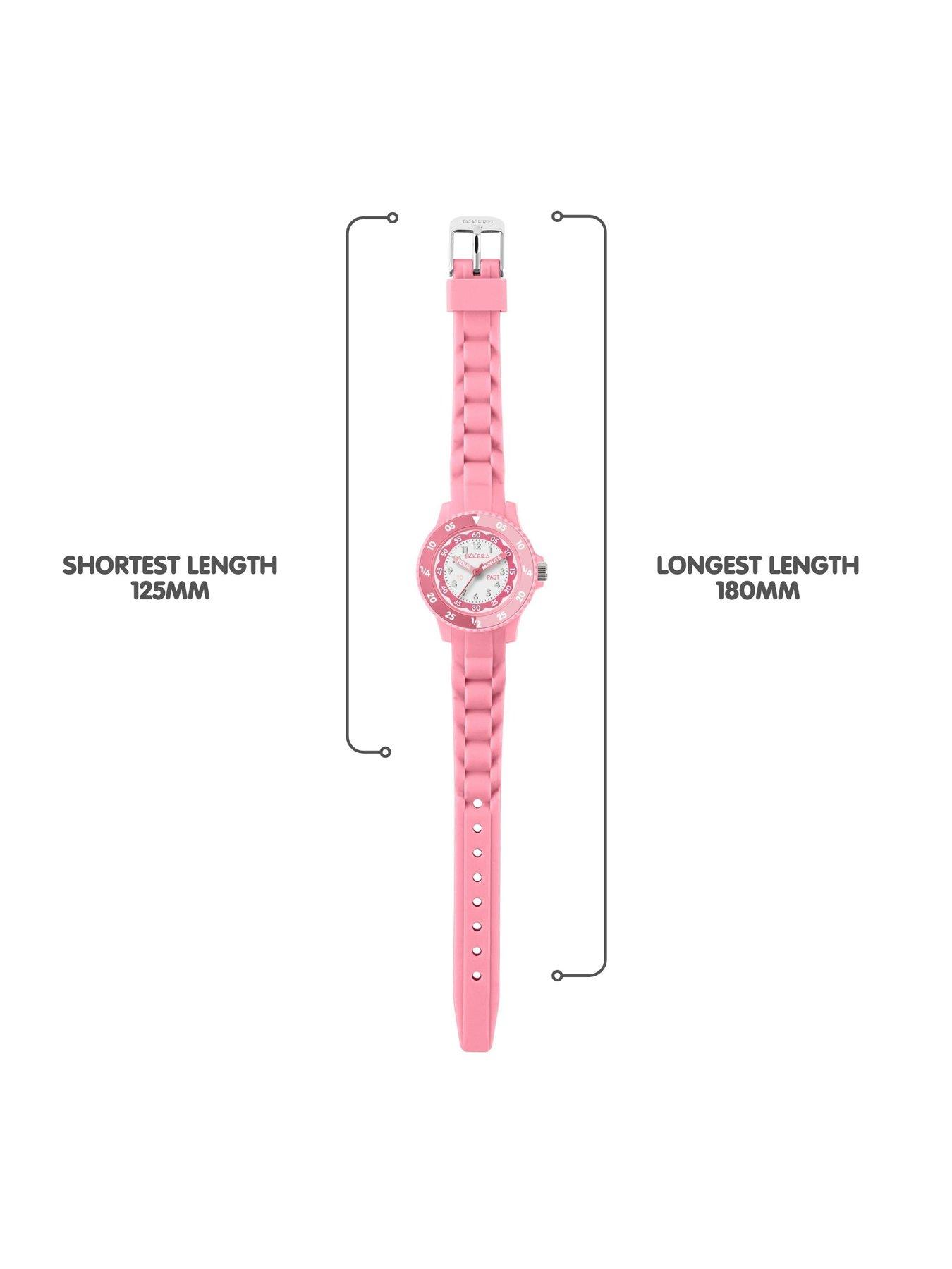 Image 4 of 5 of Tikkers Pink Silicone strap Timer Teacher Watch