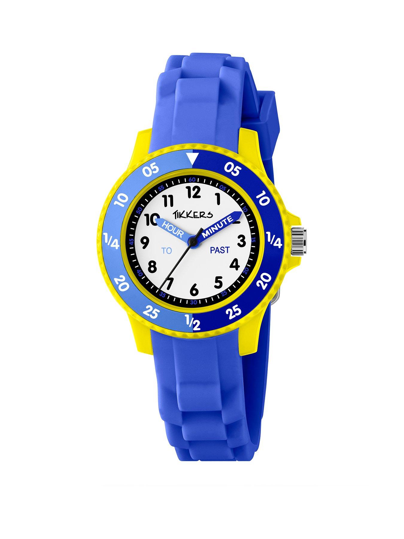 Tikkers Blue Silicone strap Timer Teacher Watch