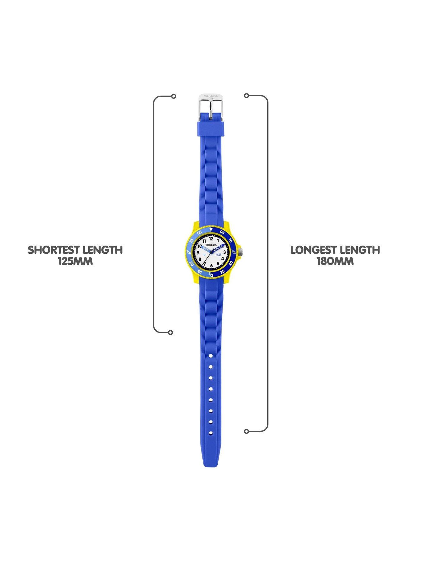 Image 4 of 5 of Tikkers Blue Silicone strap Timer Teacher Watch