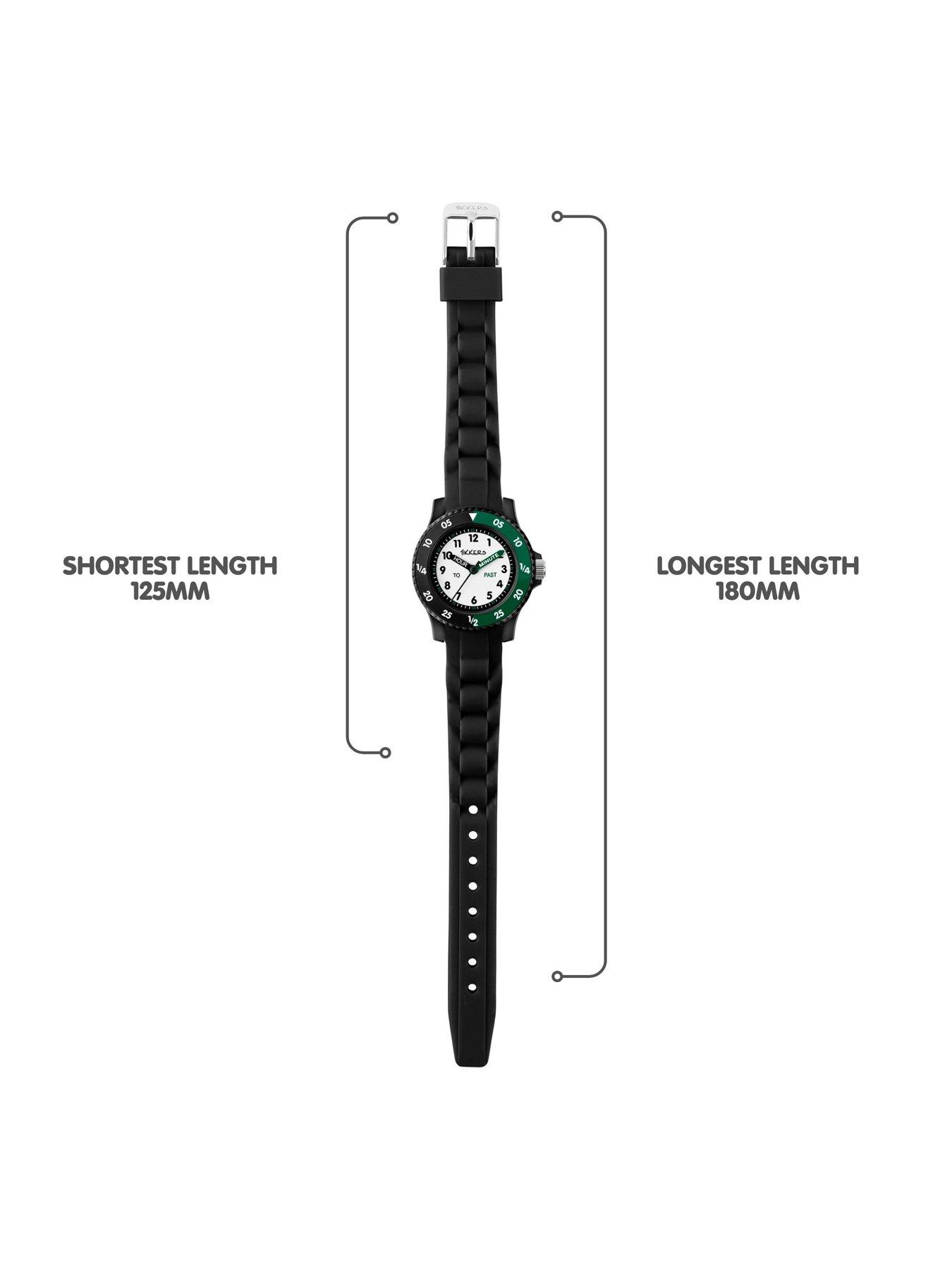 Image 4 of 4 of Tikkers Black Silicone strap Timer Teacher Watch