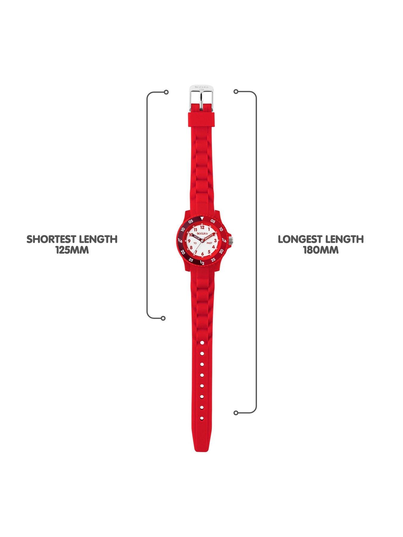 Image 4 of 5 of Tikkers Tikkers Red Silicone strap Timer Teacher Watch