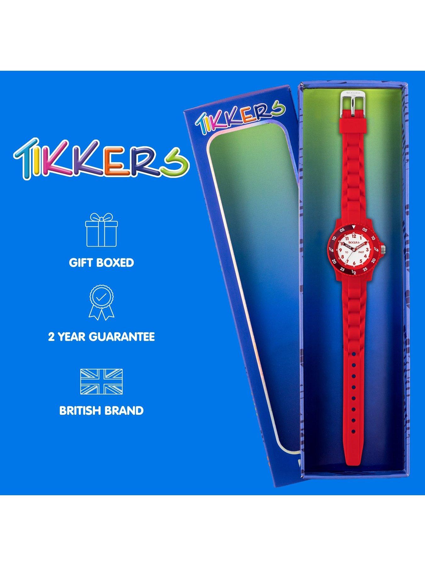 Image 5 of 5 of Tikkers Tikkers Red Silicone strap Timer Teacher Watch