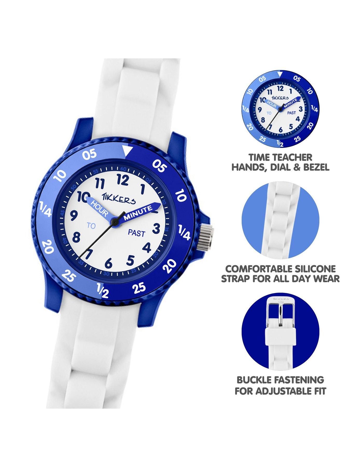 Image 3 of 5 of Tikkers Tikkers White Silicone strap Timer Teacher Watch