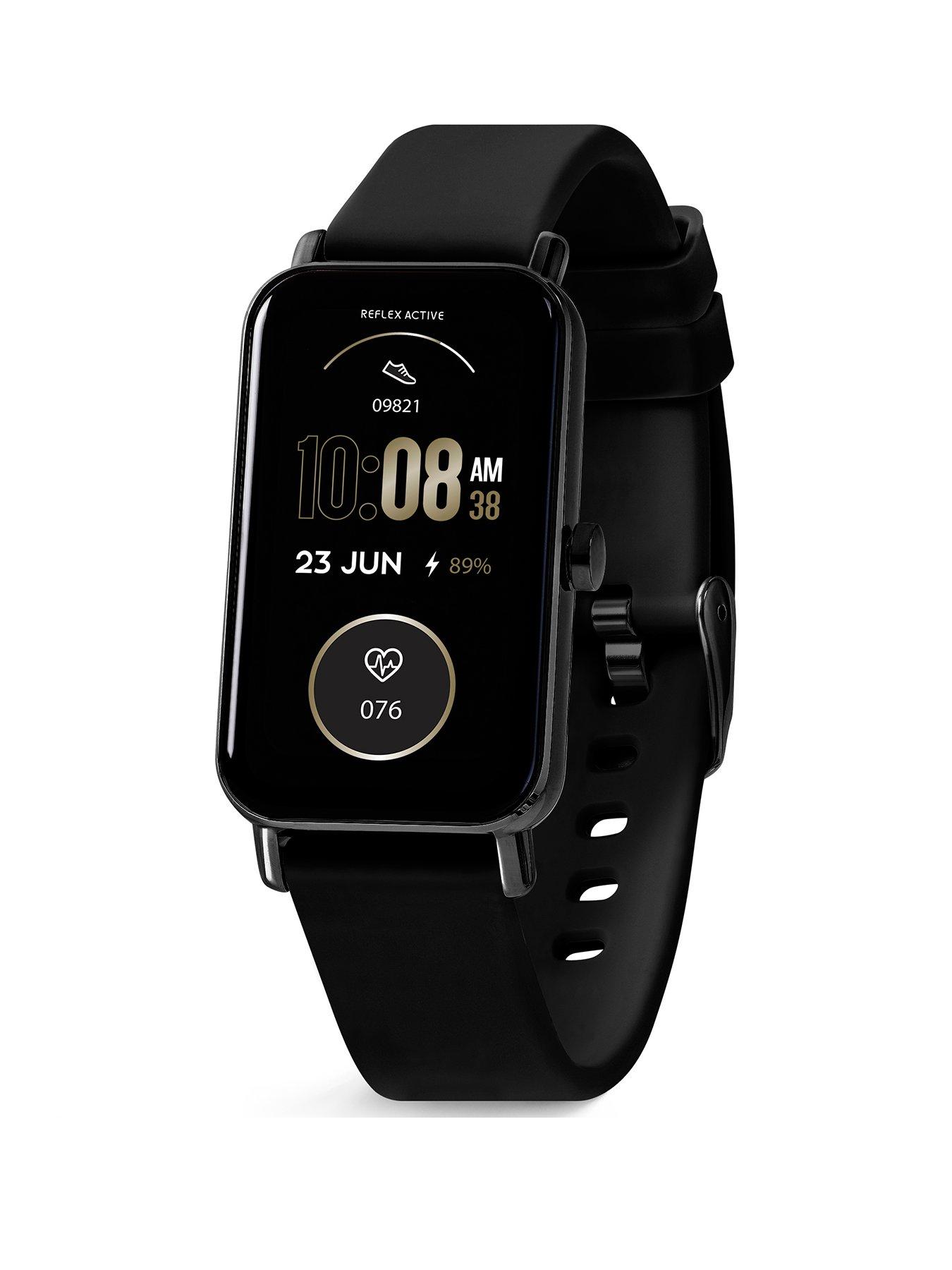 Reflex Reflex Active Nexus Black Strap Smart Watch