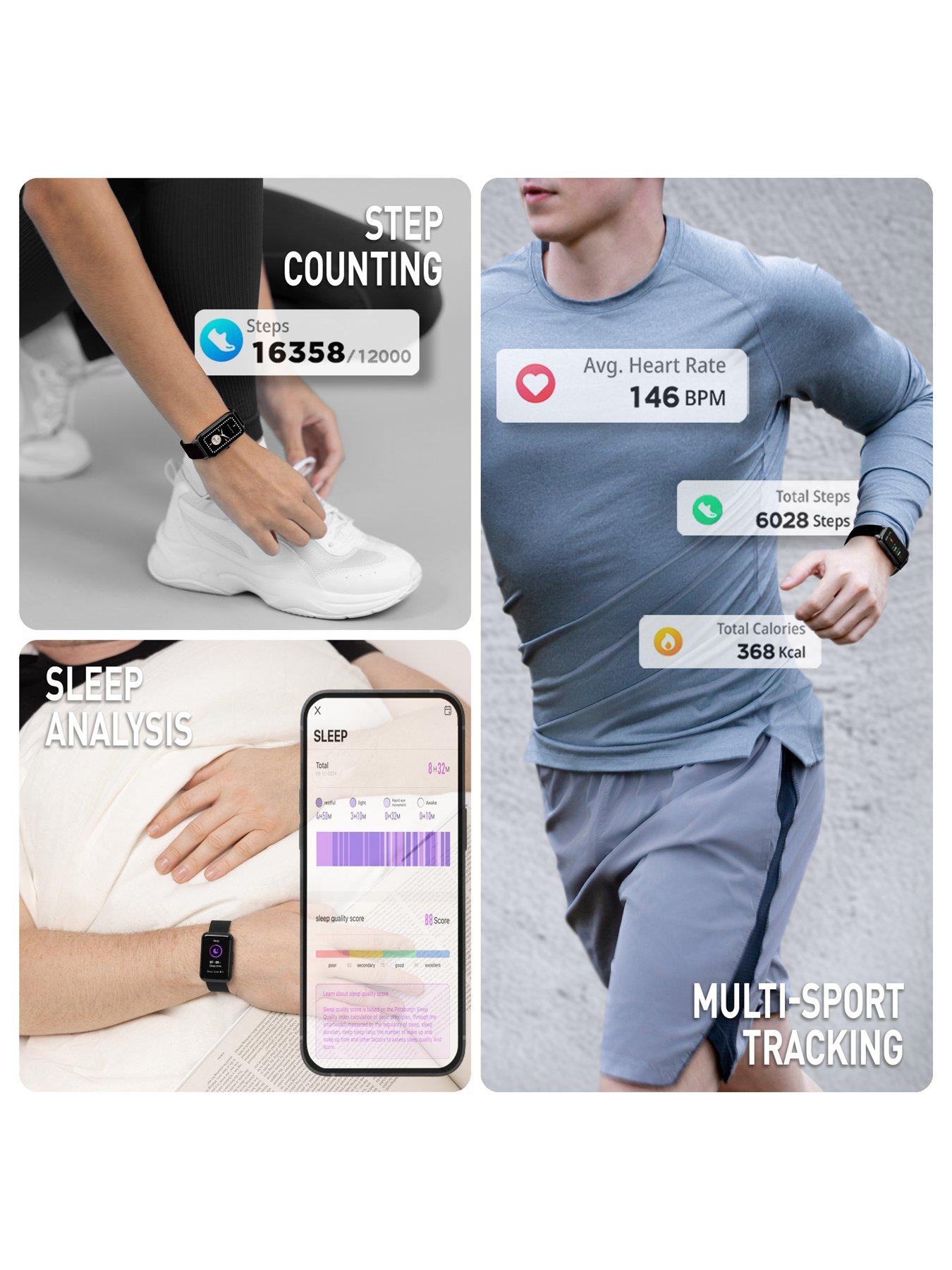 Image 3 of 6 of Reflex Reflex Active Nexus Black Strap Smart Watch