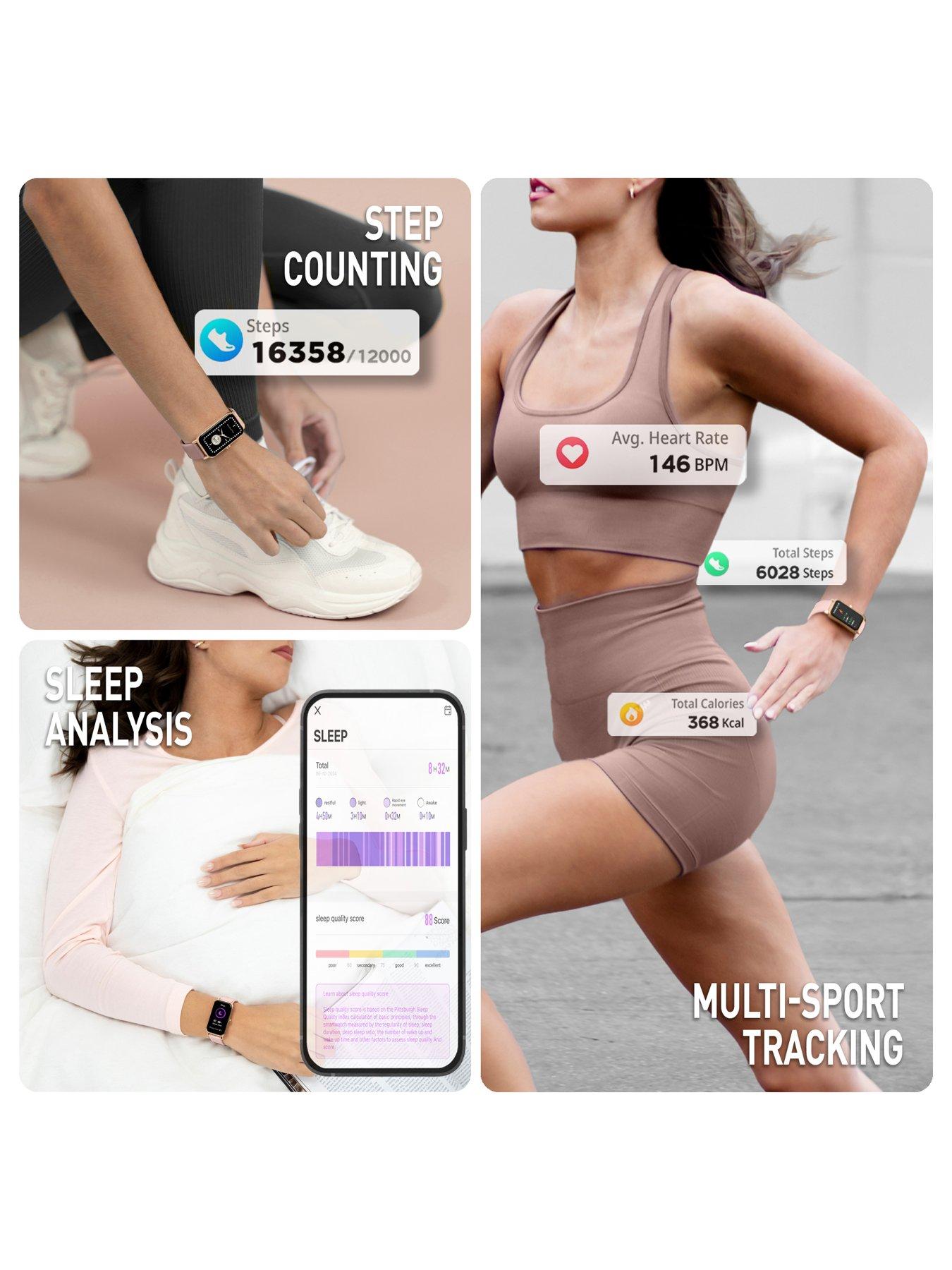 Image 3 of 6 of Reflex Active Nexus Pink Strap Smart Watch