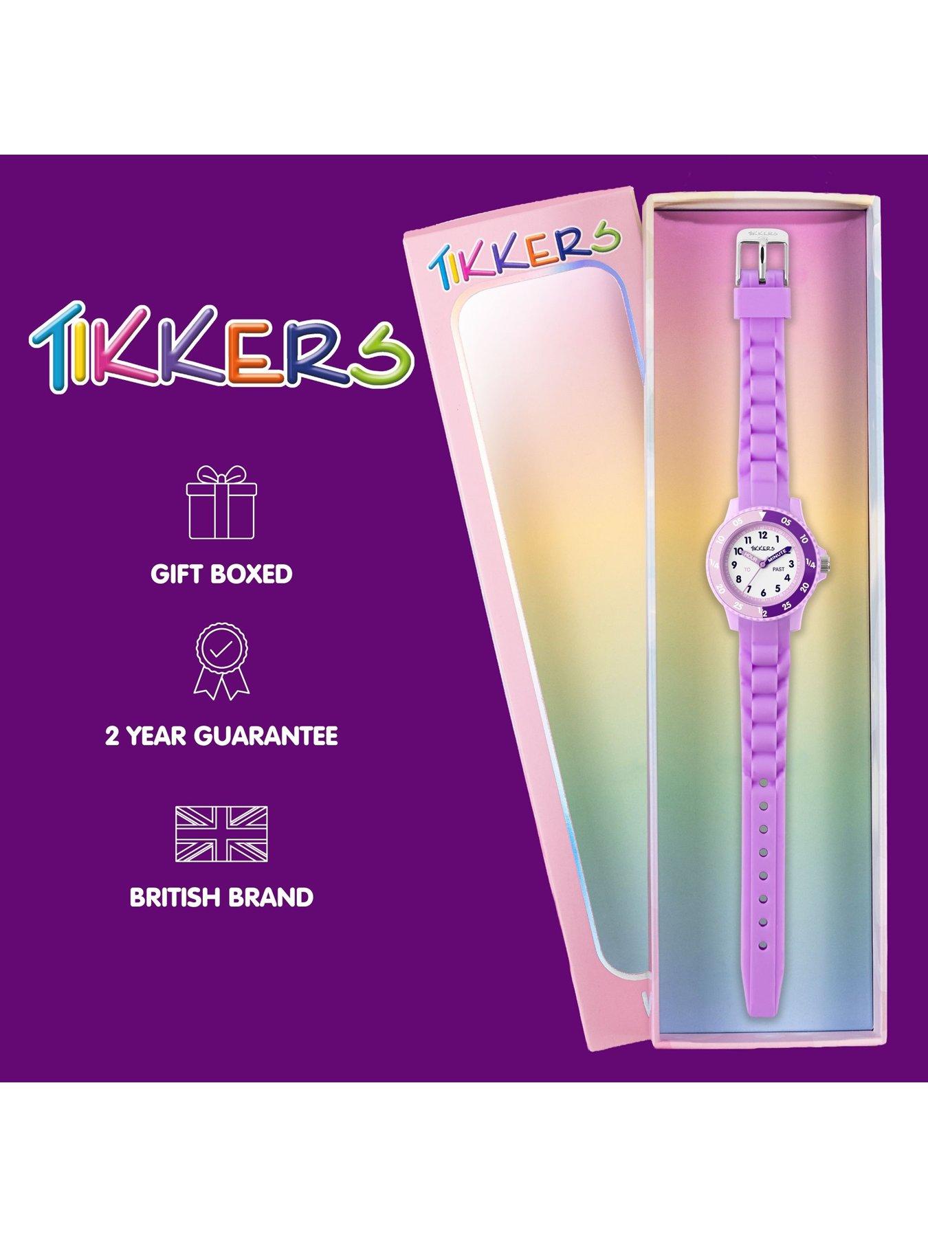 Image 5 of 5 of Tikkers Lilac Silicone strap Timer Teacher Watch