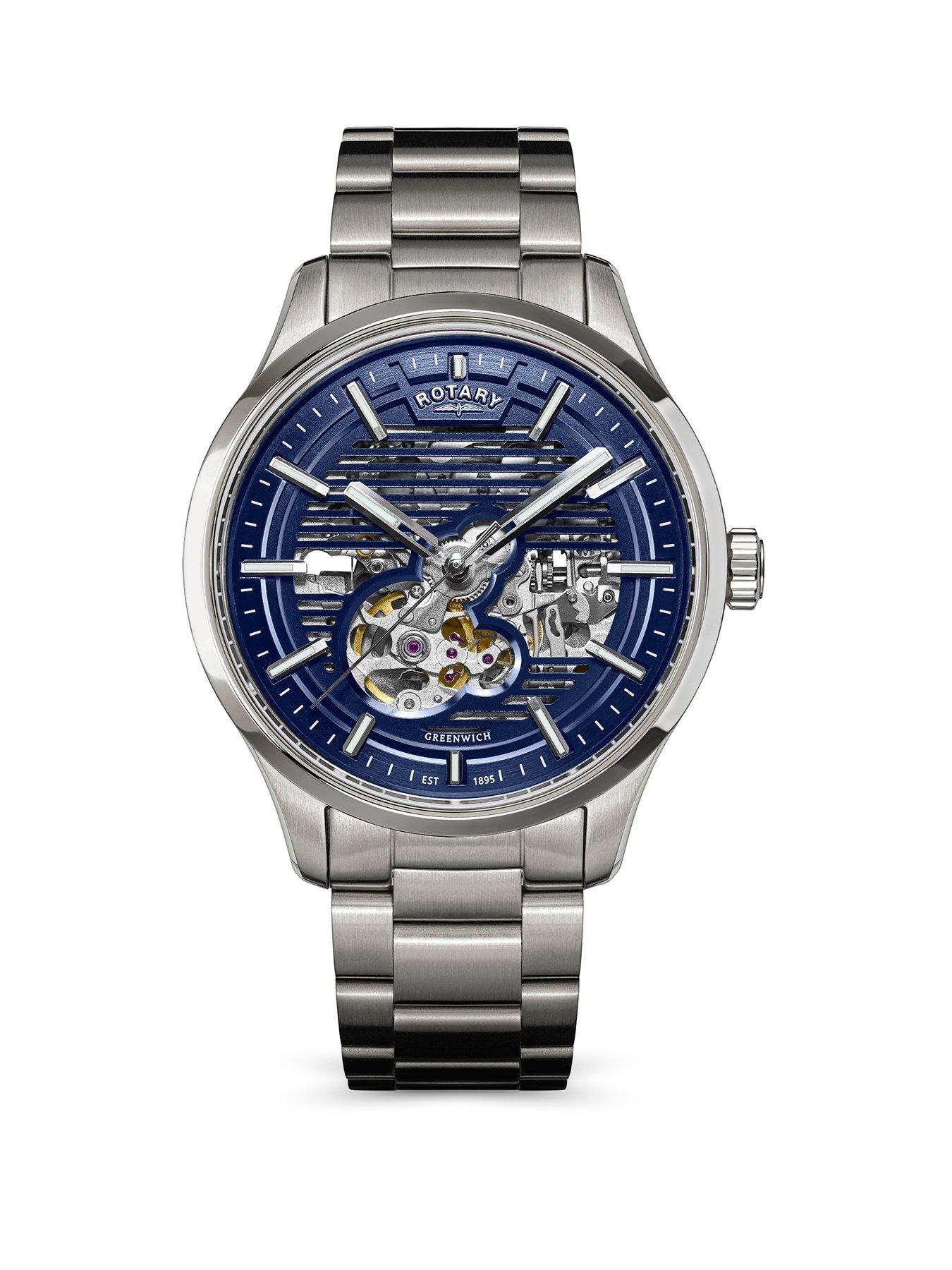 rotary-mens-greenwich-skeleton-automatic-ss-bracelet-blue-dial-100m
