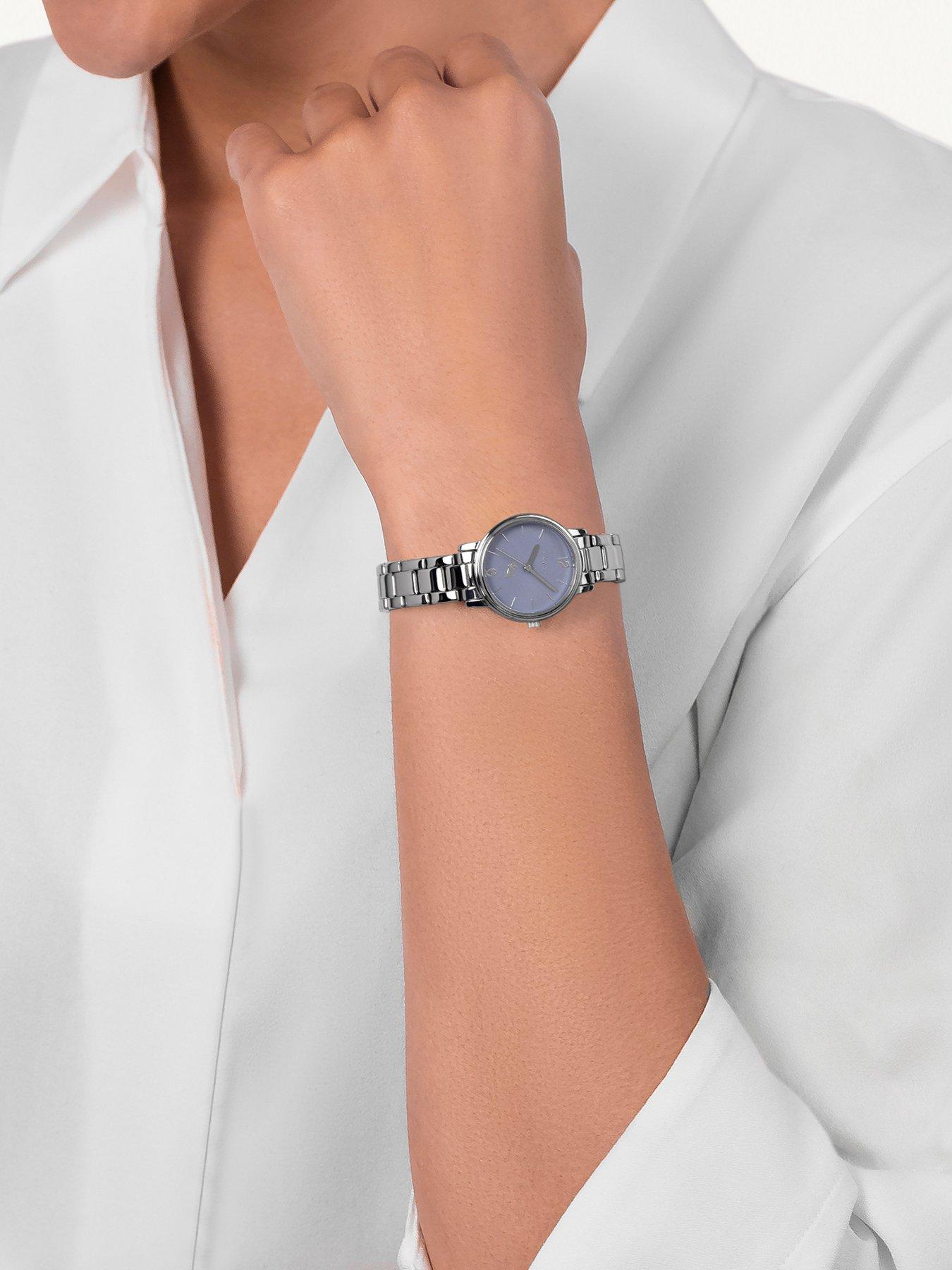 Image 3 of 4 of Radley Silver Plated Moonlight Dial Stainless Steel Bracelet Watch