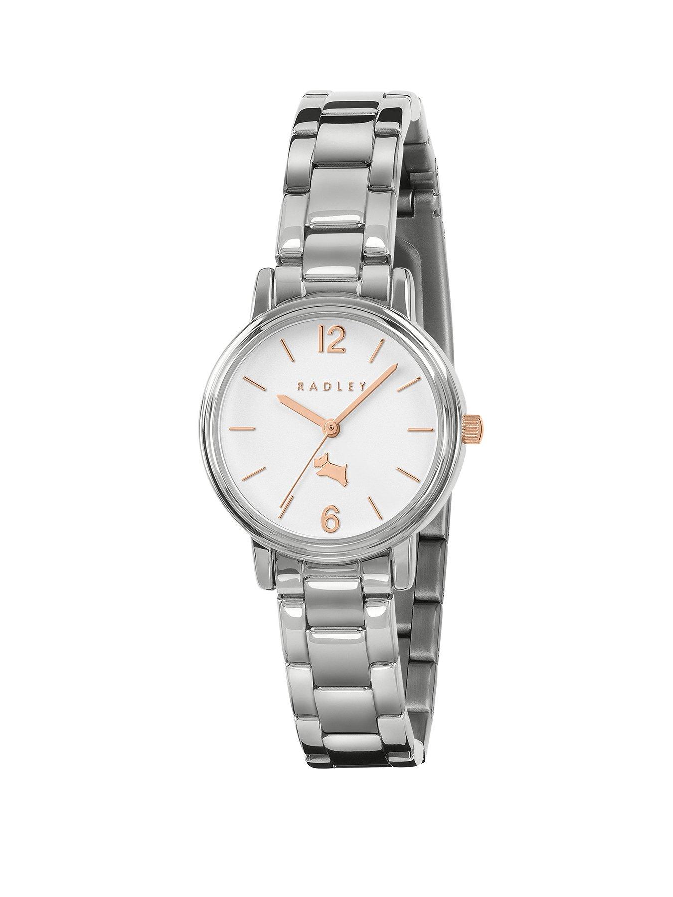 Radley Silver and Rose Gold Plated Stainless Steel Bracelet Watch