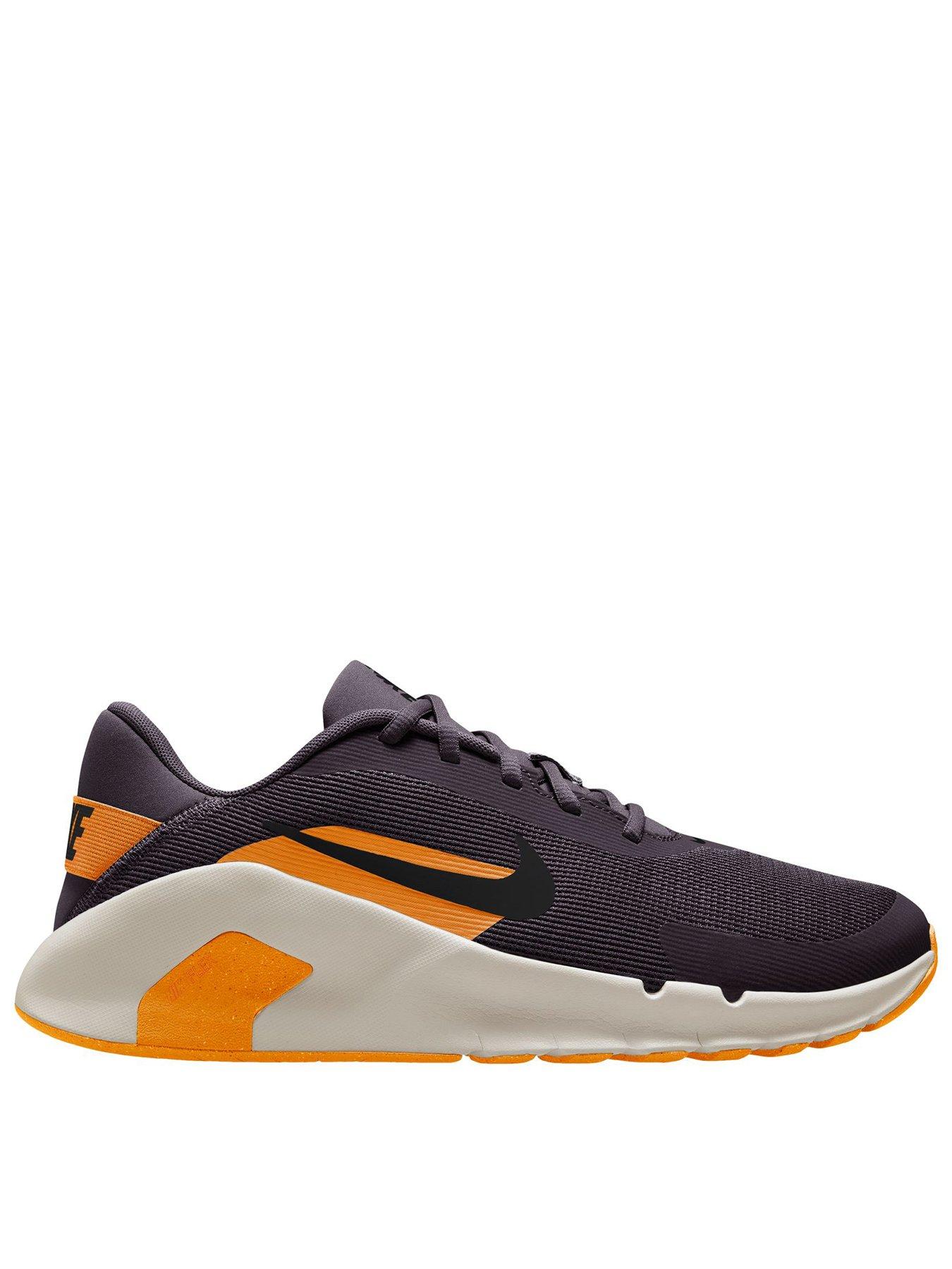 Image 1 of 4 of Nike Mens Training Flex Flexible Cushioned Trainers - Black/Total Orange/Cream
