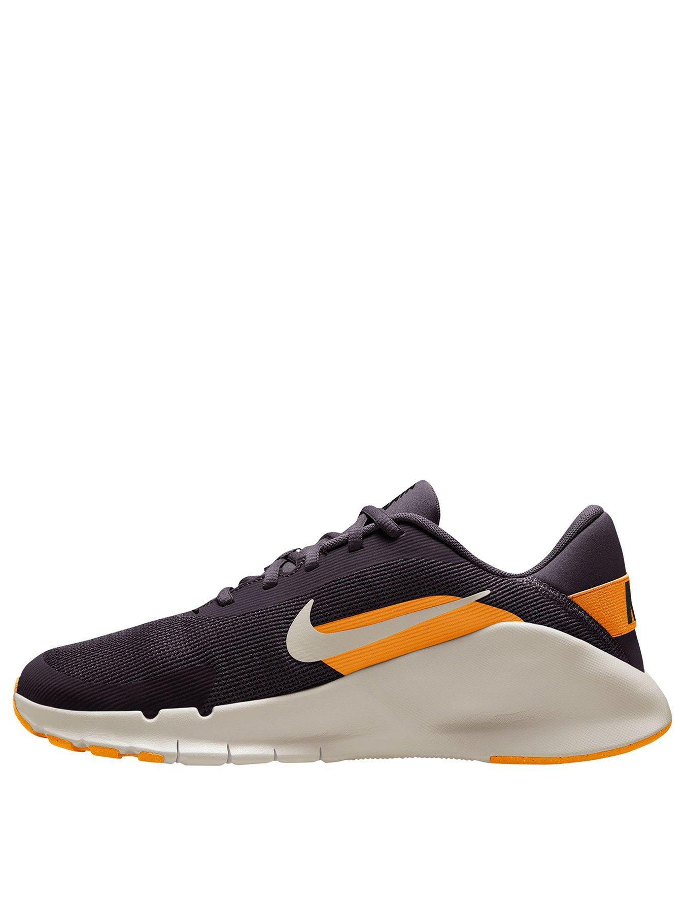 Image 2 of 4 of Nike Mens Training Flex Flexible Cushioned Trainers - Black/Total Orange/Cream