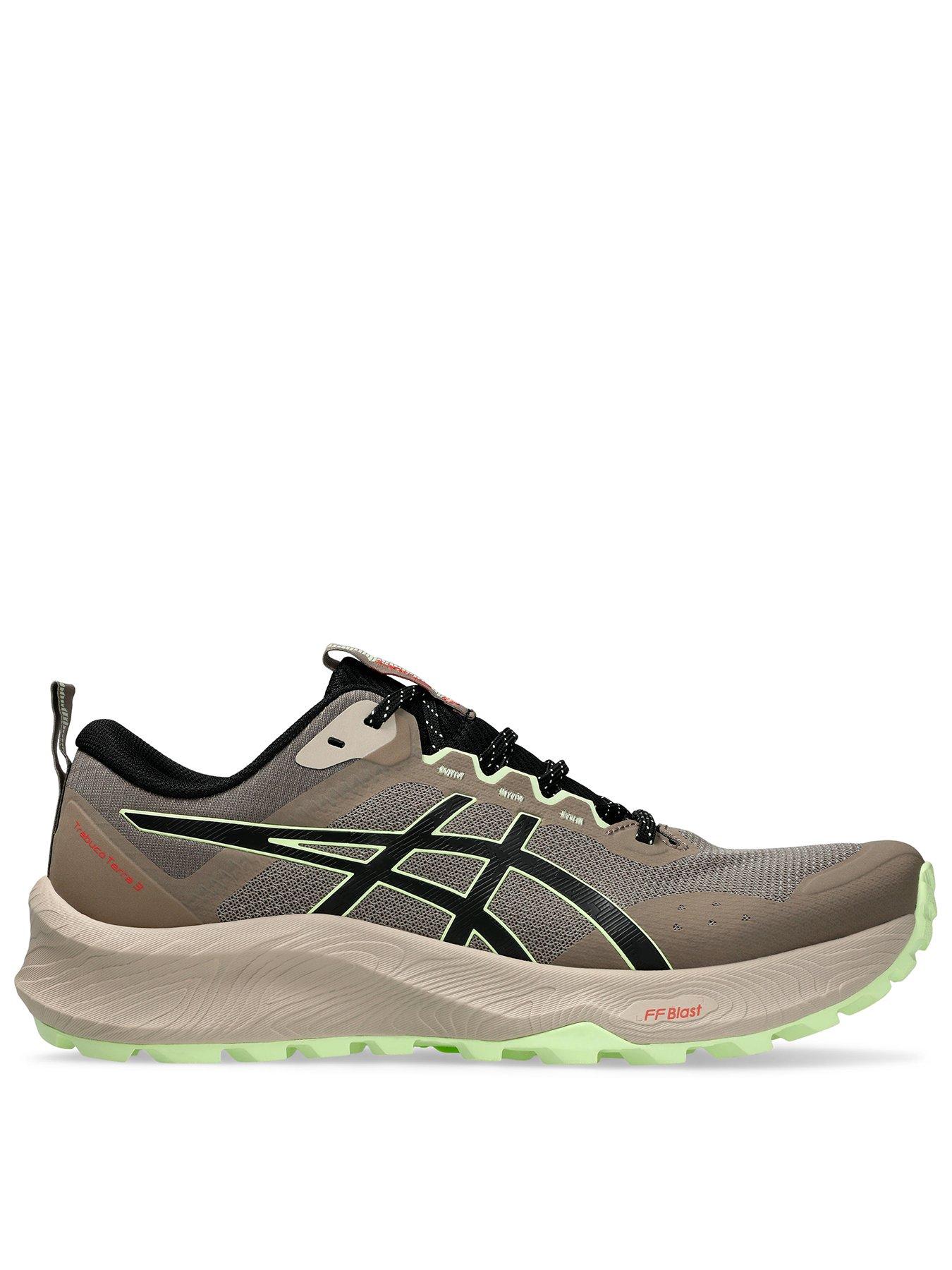 Asics Men's GEL-TRABUCO TERRA 3 Trail Running Shoes - Light Dust/Black