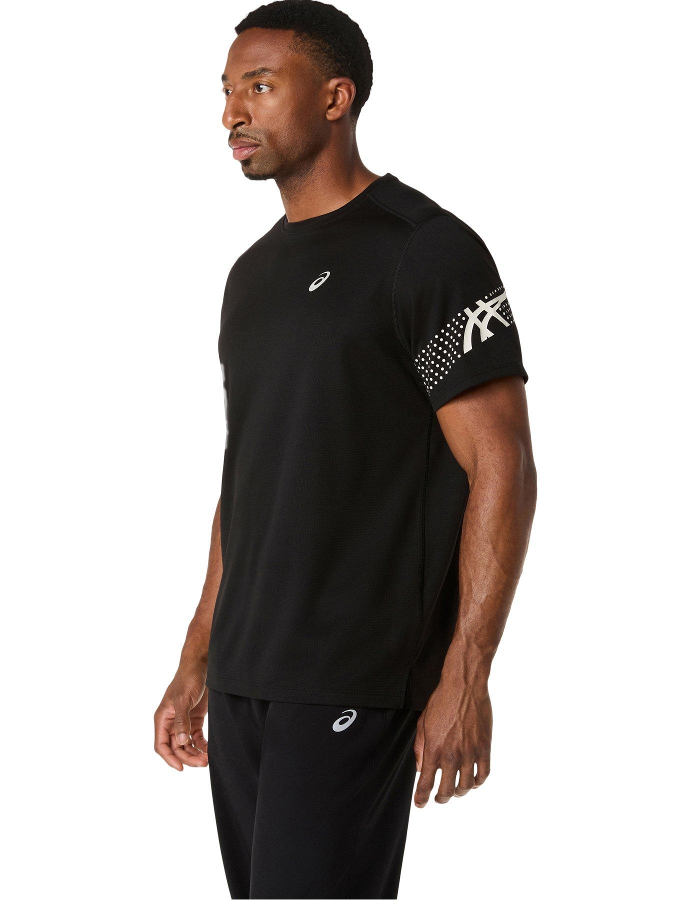 Image 3 of 3 of Asics Men's Running Icon Short Sleeve Top - Black