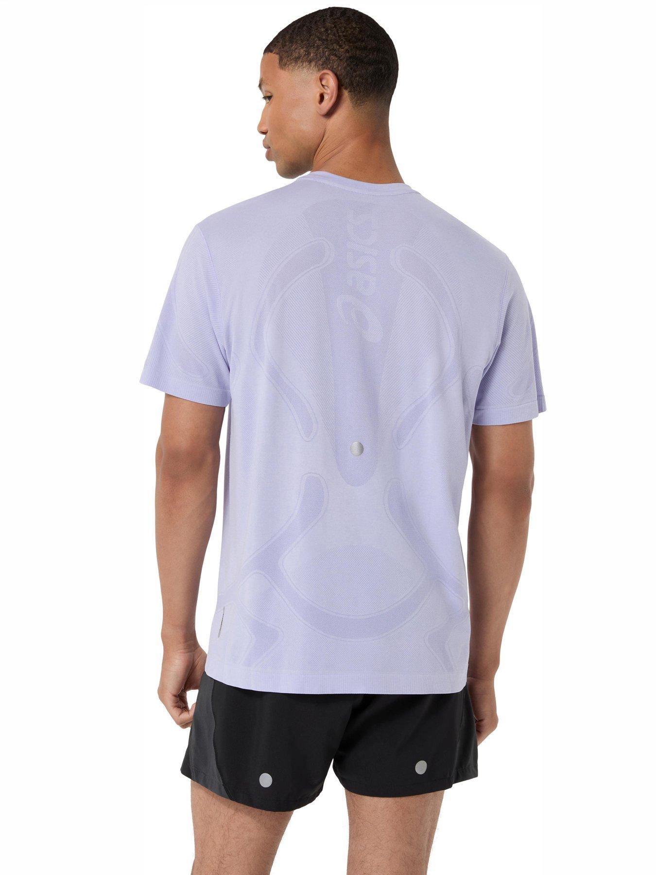 Image 2 of 6 of Asics Men's Running Road Seamless Short Sleeve T-Shirt - Purple