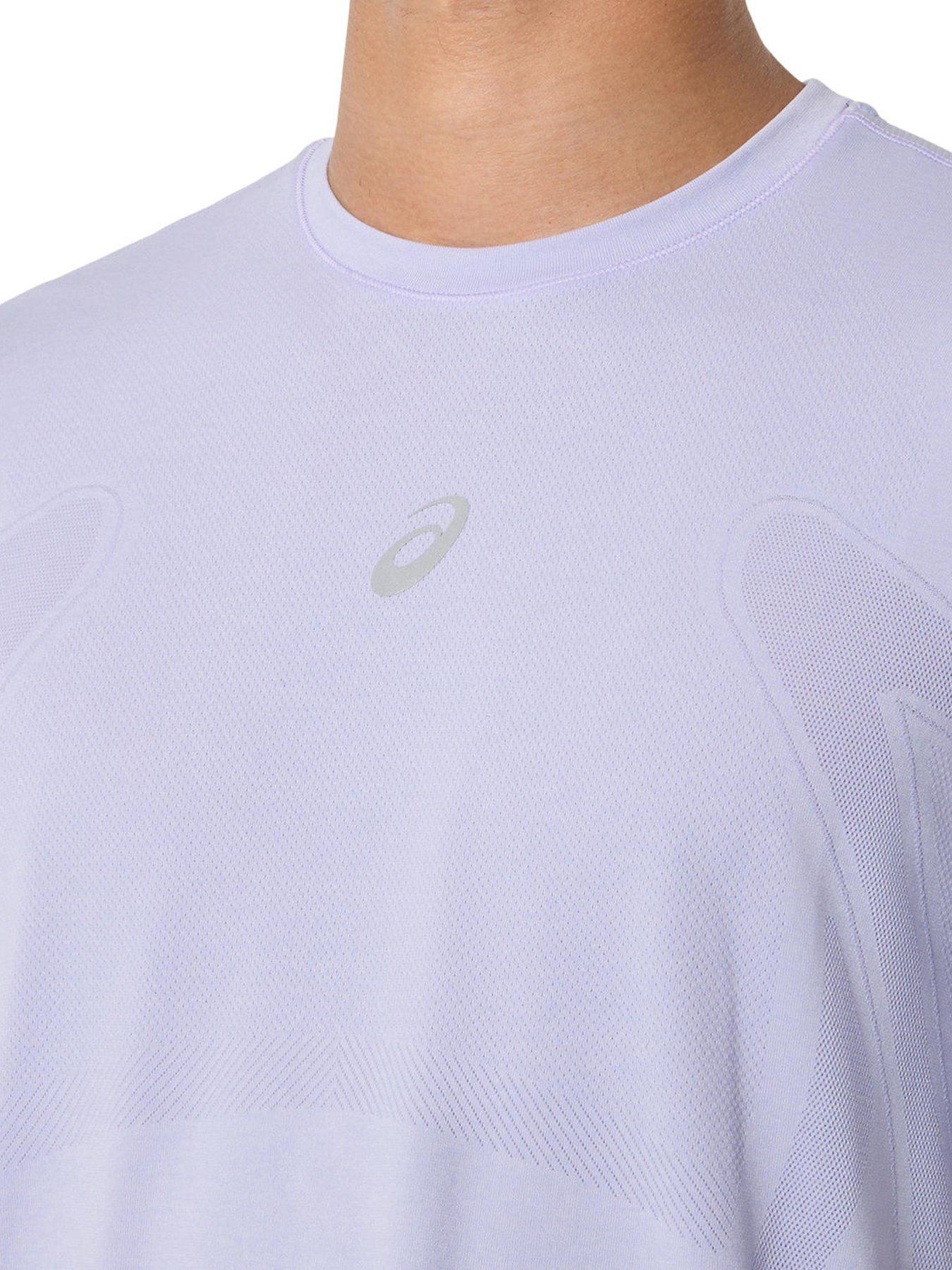 Image 4 of 6 of Asics Men's Running Road Seamless Short Sleeve T-Shirt - Purple