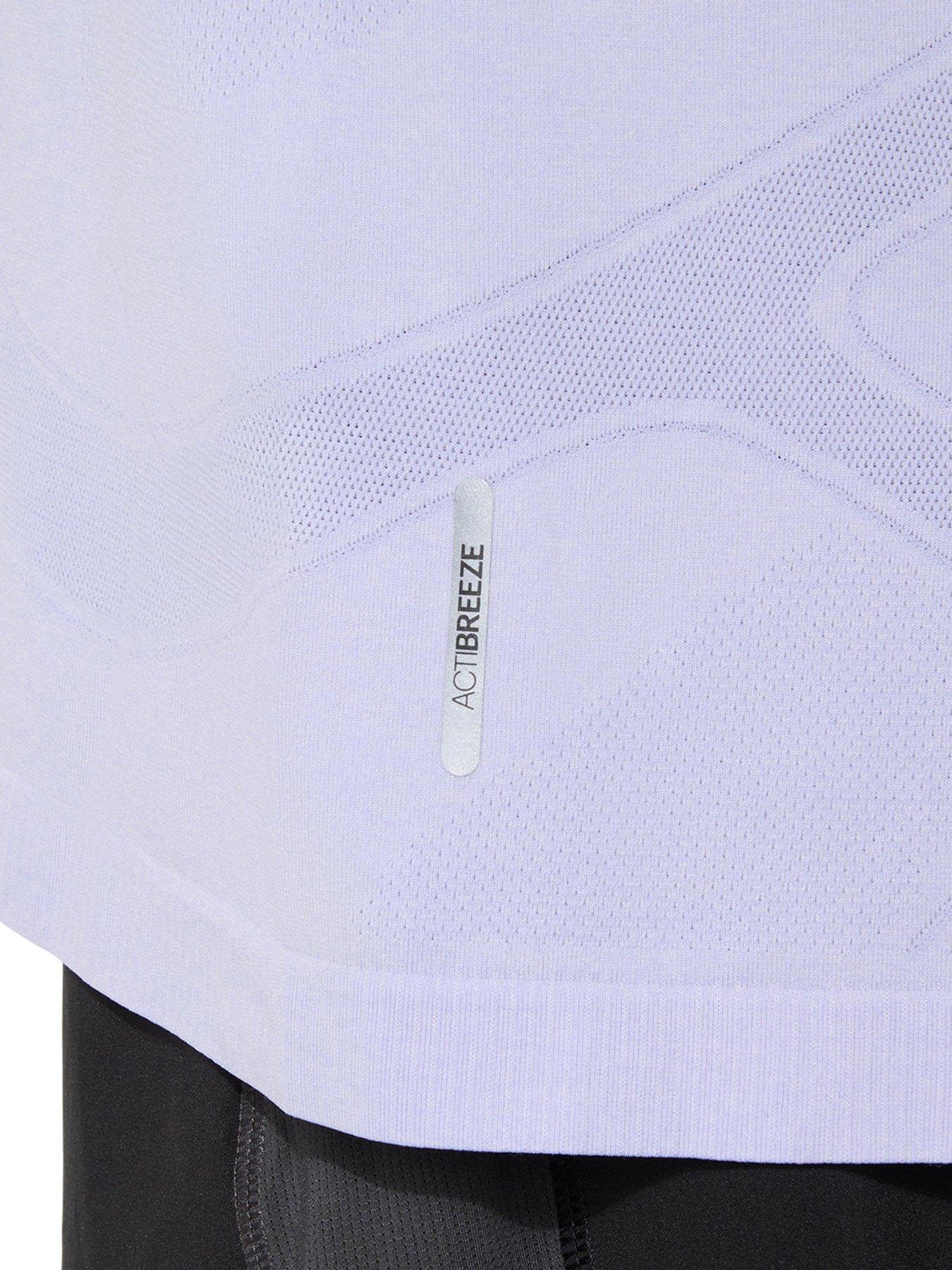Image 5 of 6 of Asics Men's Running Road Seamless Short Sleeve T-Shirt - Purple