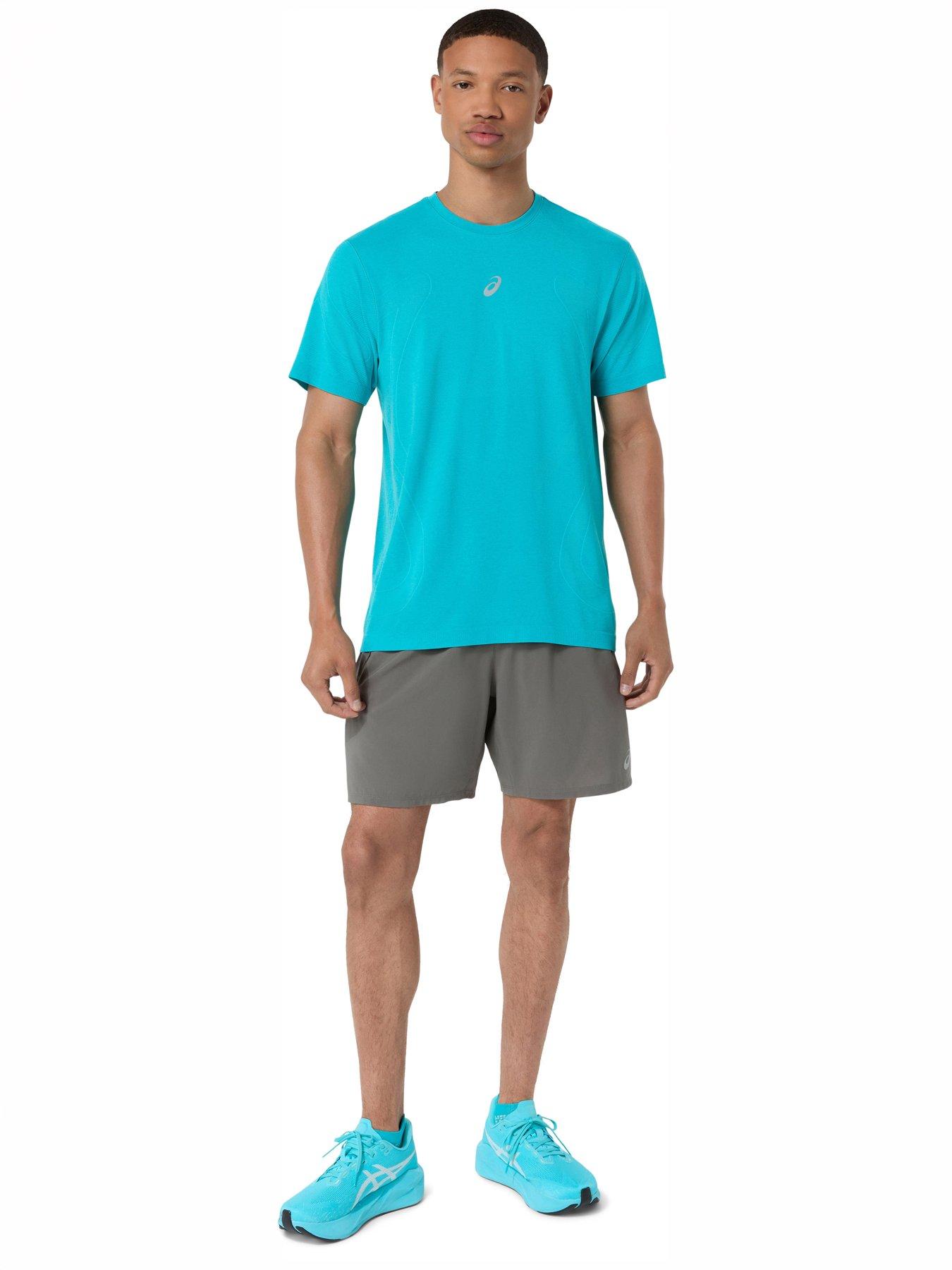 Image 3 of 5 of Asics Men's Running Road Seamless Short Sleeve T-Shirt - Blue