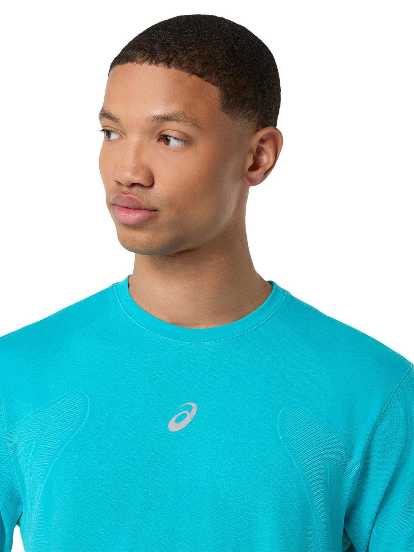 Image 4 of 5 of Asics Men's Running Road Seamless Short Sleeve T-Shirt - Blue