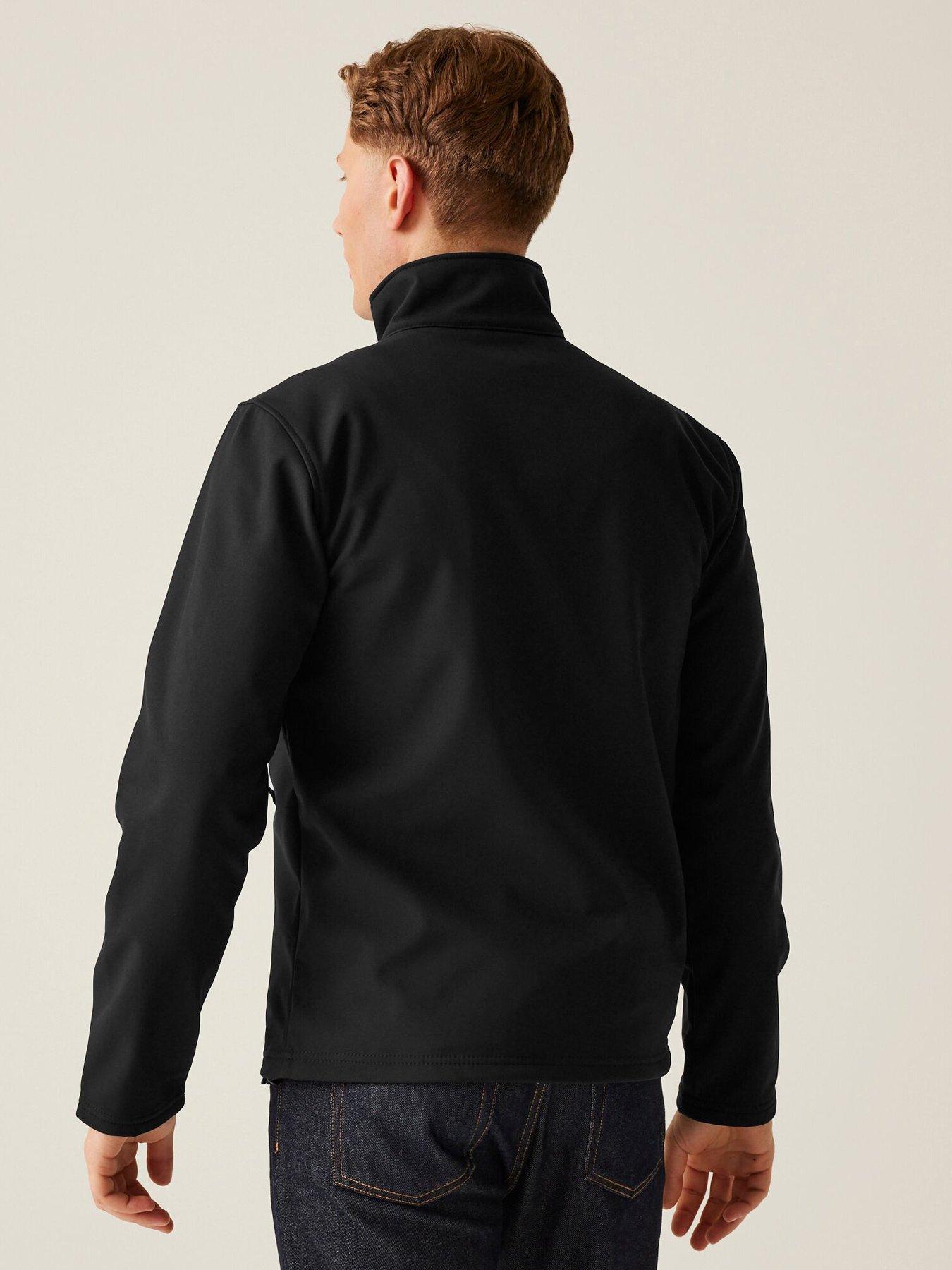 Image 2 of 4 of Regatta Mens Professional Workwear Octagon Ii Printable 3 Layer Softshell Jacket- Black
