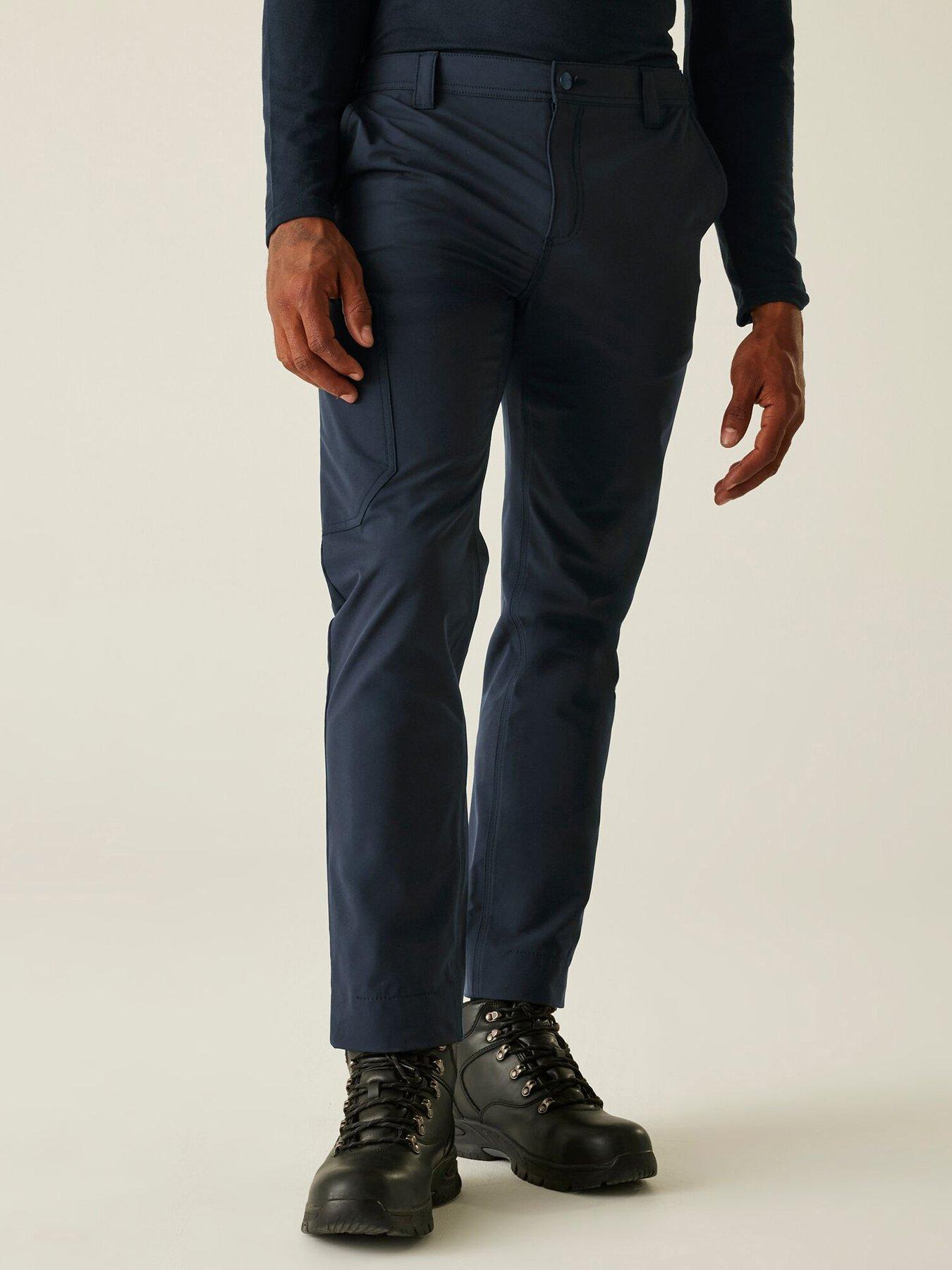 Regatta Mens Professional Workwear Pro Action Stretch Trousers- Navy