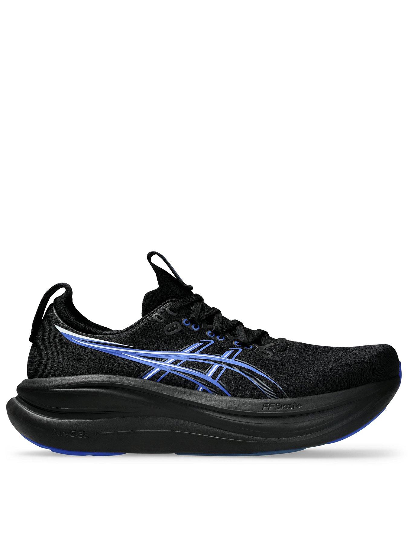 Image 1 of 7 of Asics Gel-Nimbus 28 Running Trainers - Black