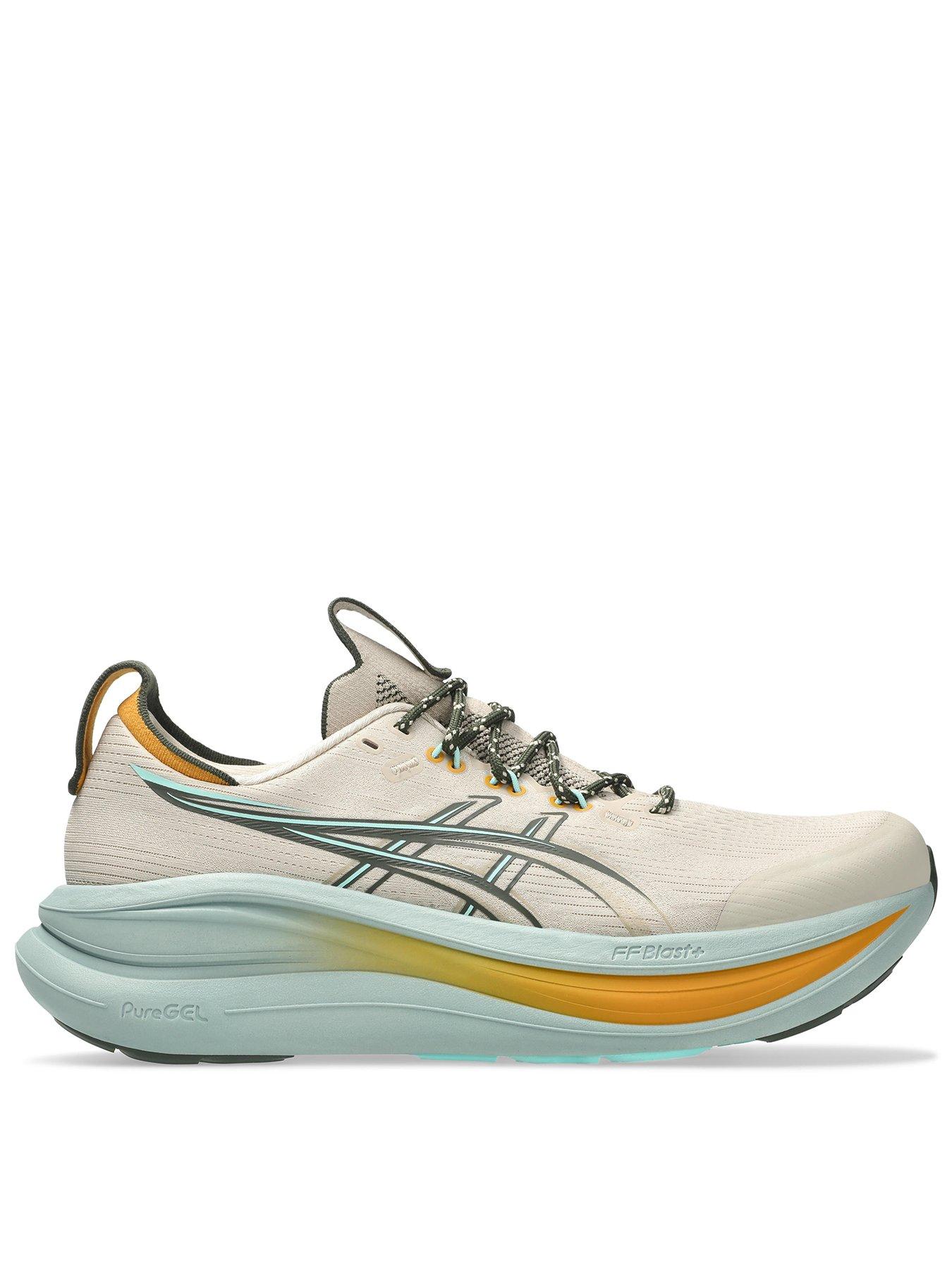 Asics Men's GEL-NIMBUS 28 TR Running Shoes - Simply Taupe / Ocean Haze
