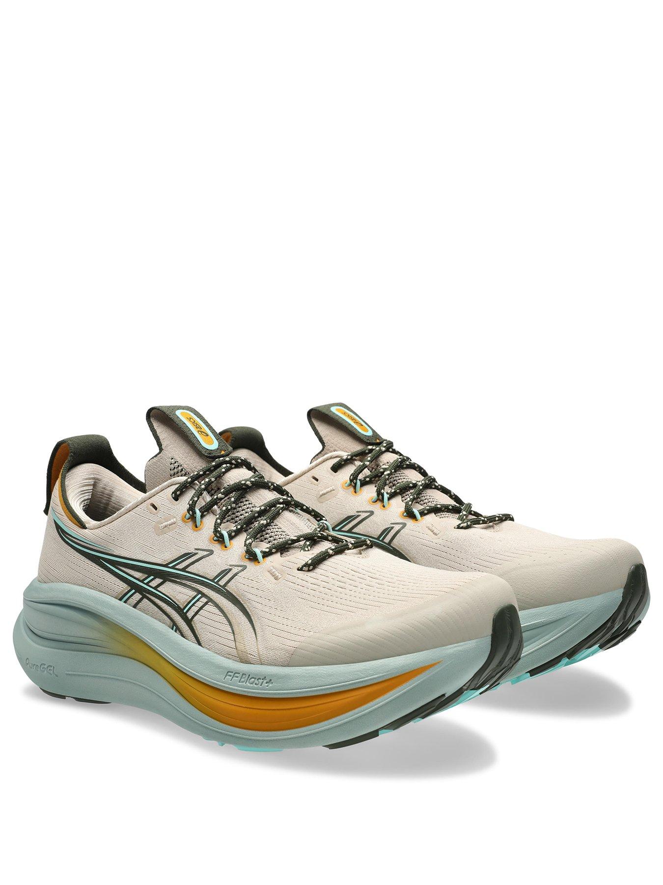 Image 2 of 7 of Asics Men's GEL-NIMBUS 28 TR Running Shoes - Simply Taupe / Ocean Haze