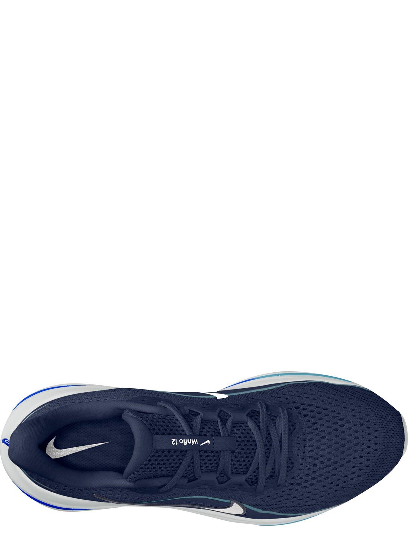 Image 2 of 4 of Nike Mens Running Air Winflo 12 Trainers - Midnight Navy/White-Dark Slate