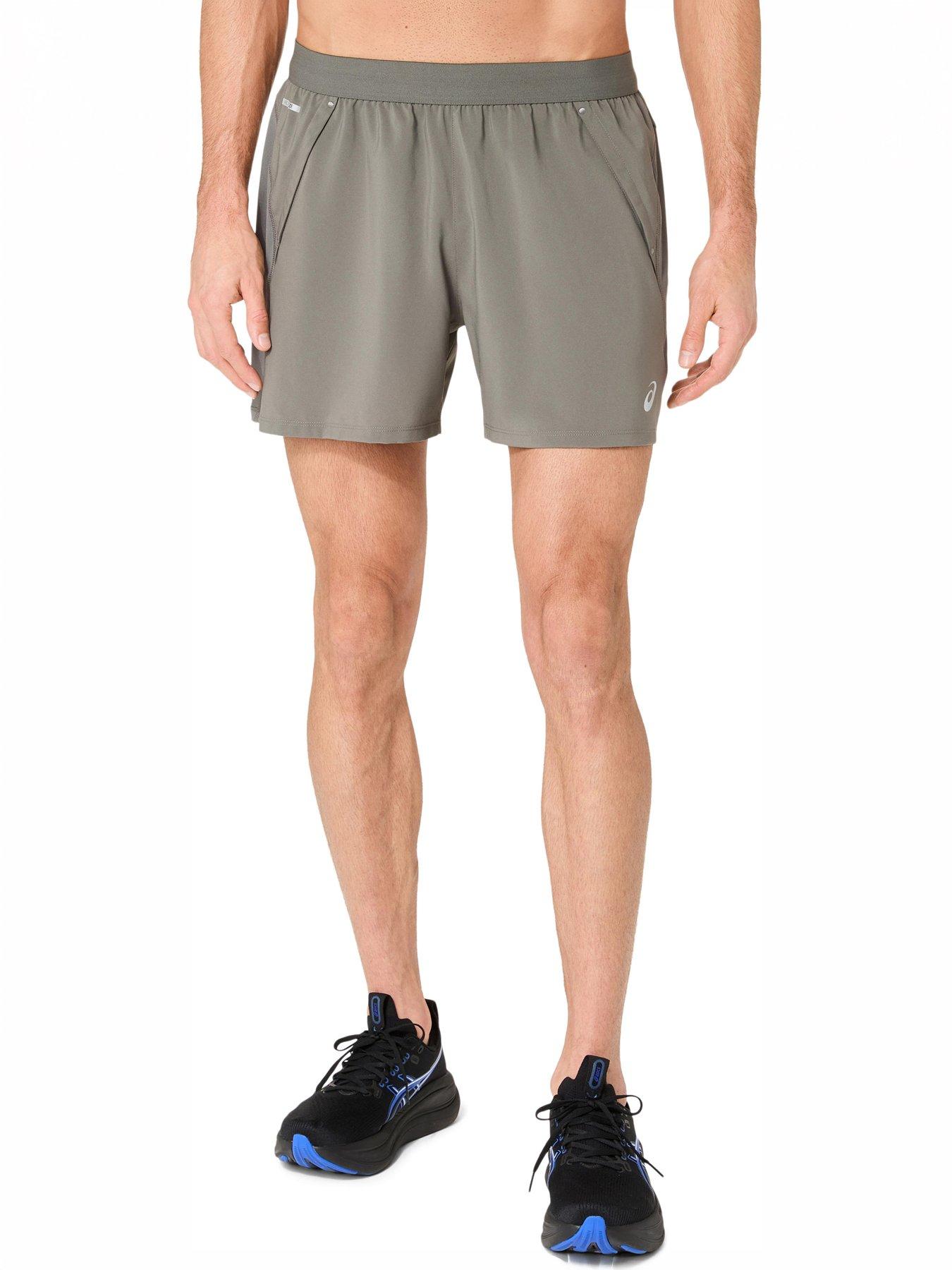 Asics Road 5 Inch Shorts - Truffle Grey