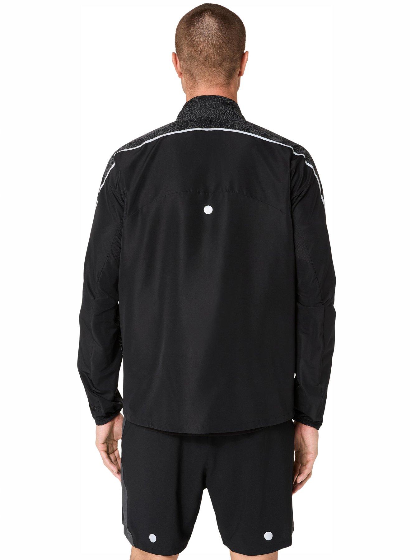 Image 2 of 7 of Asics Mens Running Road Lite-Show Jacket - Black