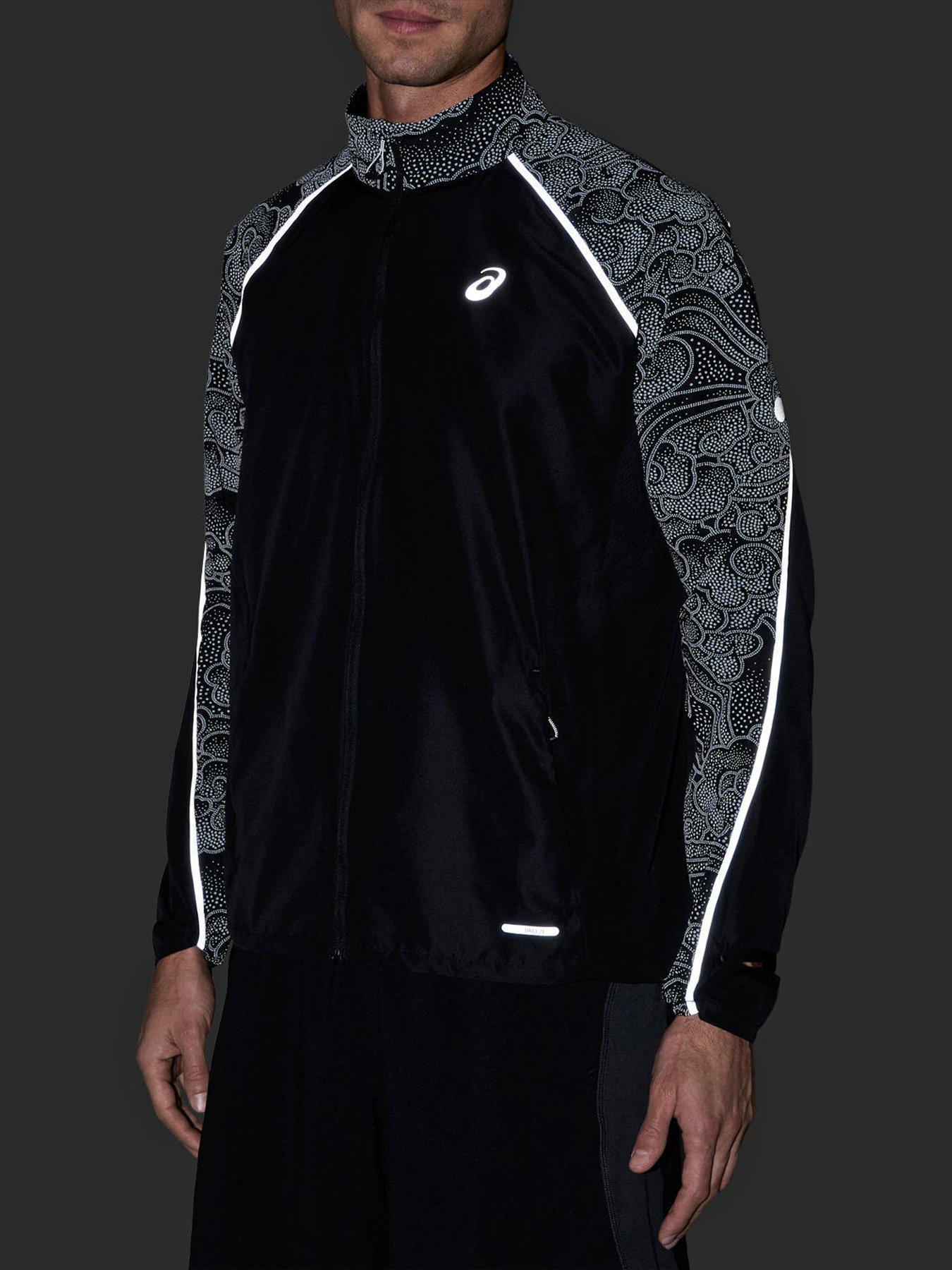 Image 4 of 7 of Asics Mens Running Road Lite-Show Jacket - Black