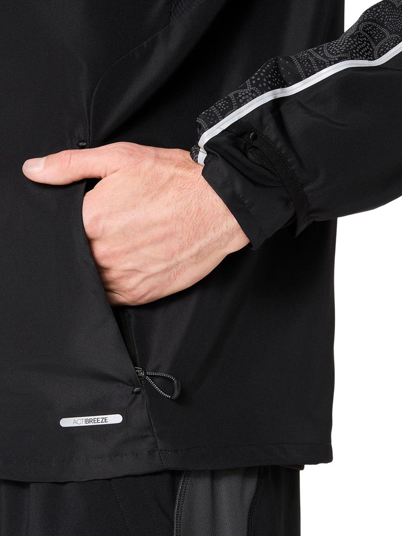 Image 5 of 7 of Asics Mens Running Road Lite-Show Jacket - Black