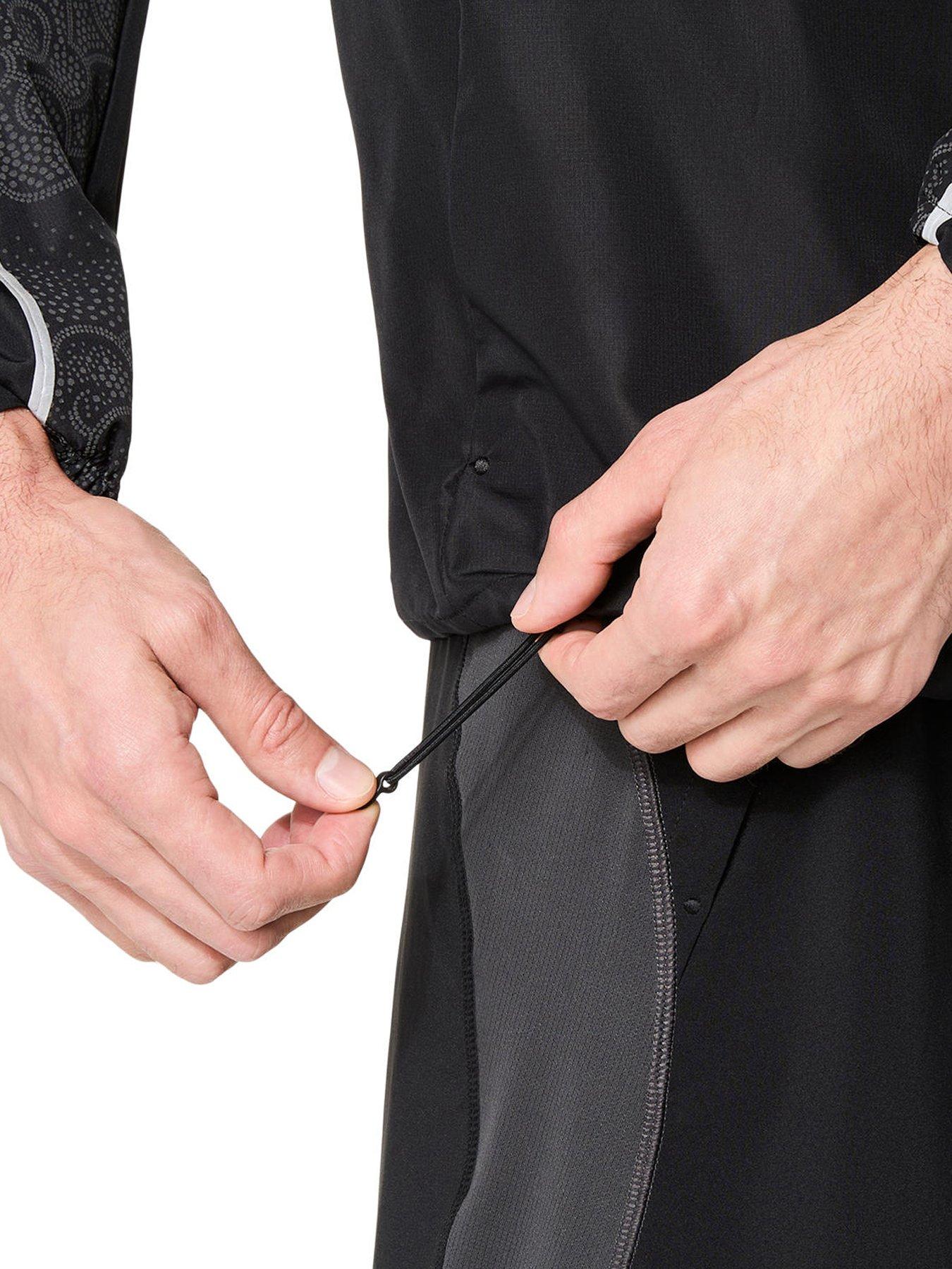 Image 6 of 7 of Asics Mens Running Road Lite-Show Jacket - Black