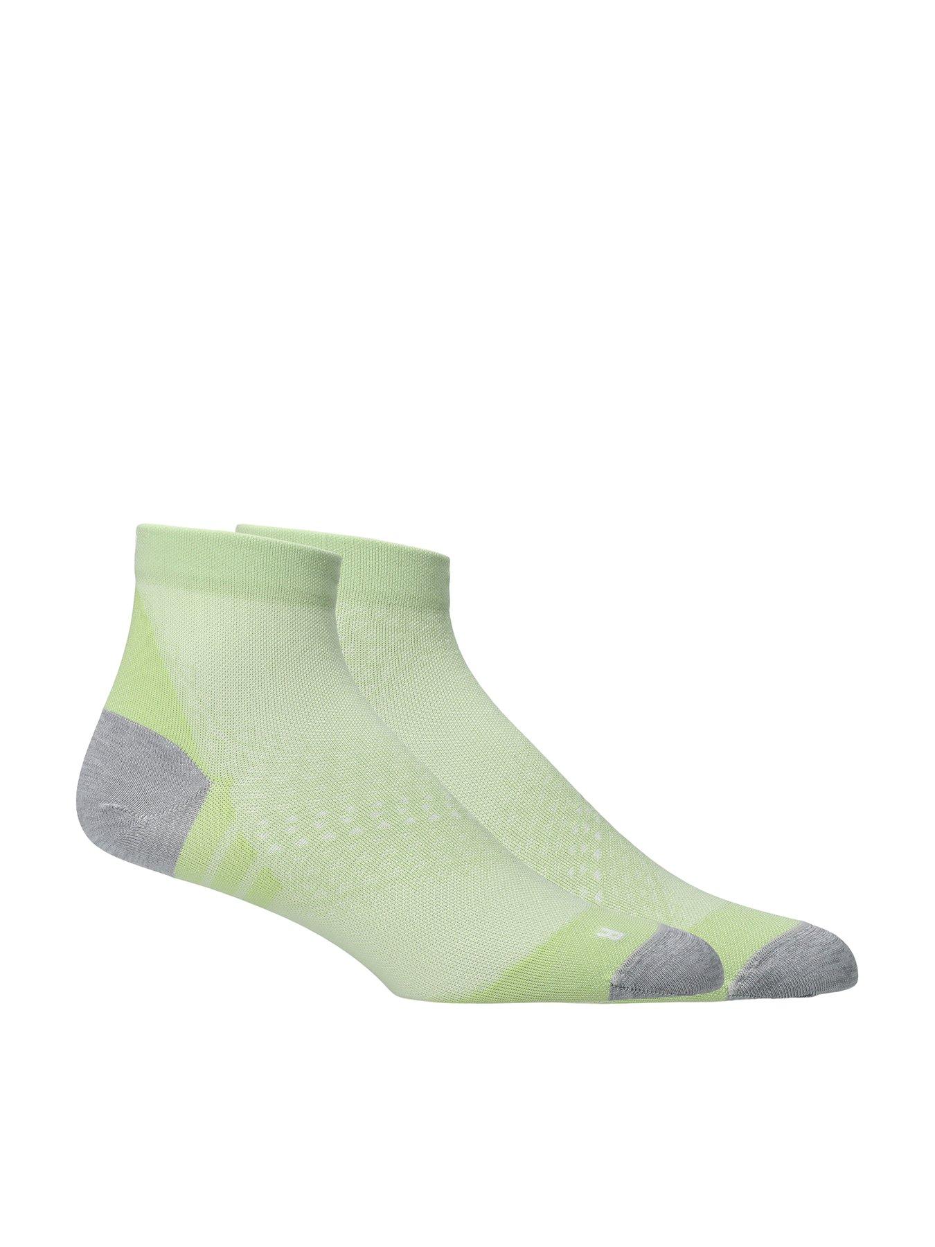 Asics Unisex Fujitrail Quarter Lightweight Socks - Yellow
