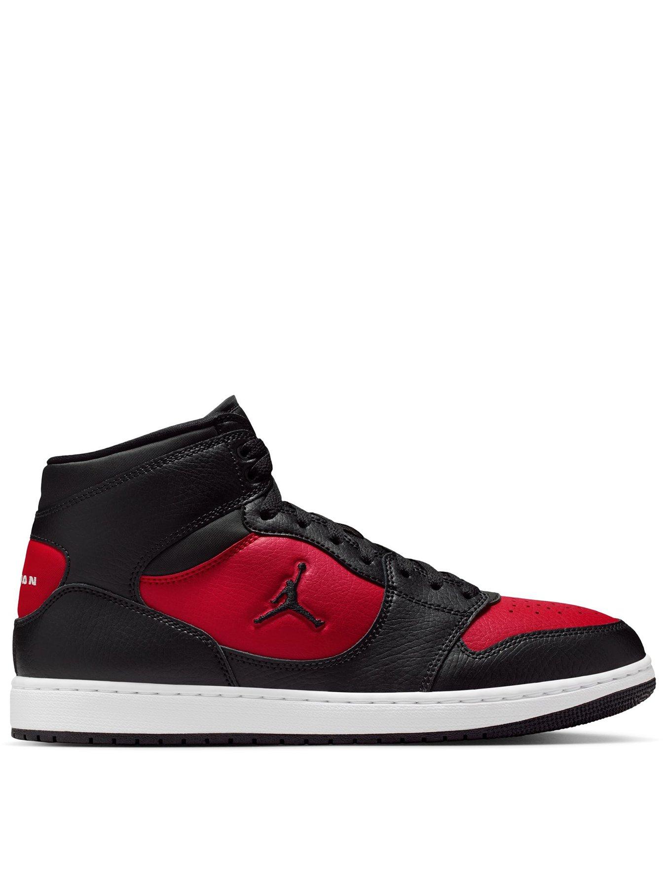 Image 1 of 7 of Jordan Nike Mens Jordan Court Connect High-Top Trainers - Red